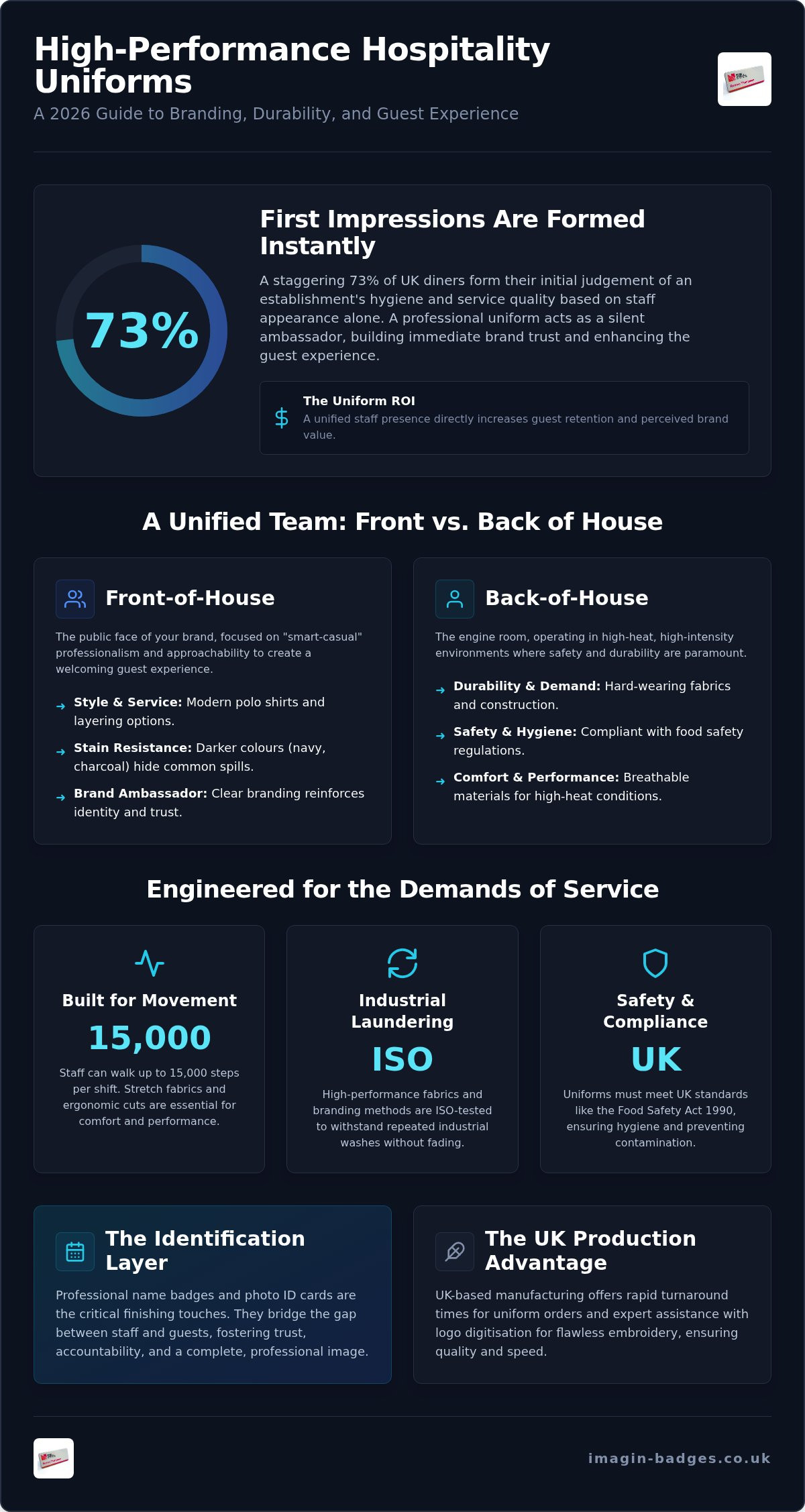 Hospitality uniforms UK