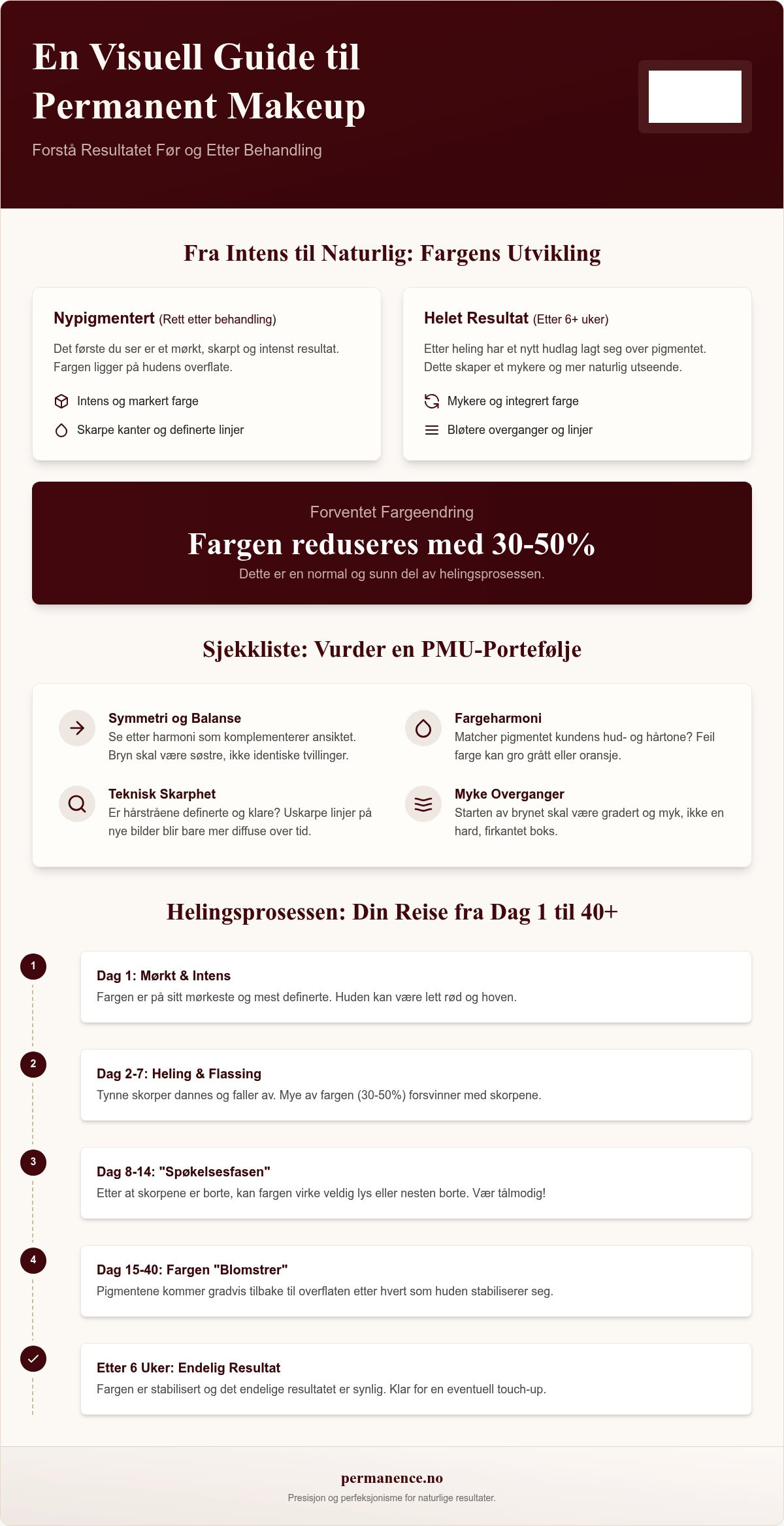 Permanent makeup før og etter