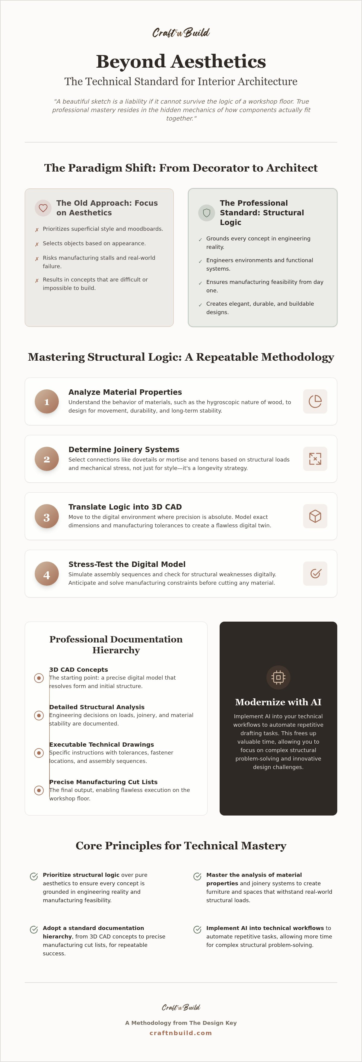 Interior design technical guide