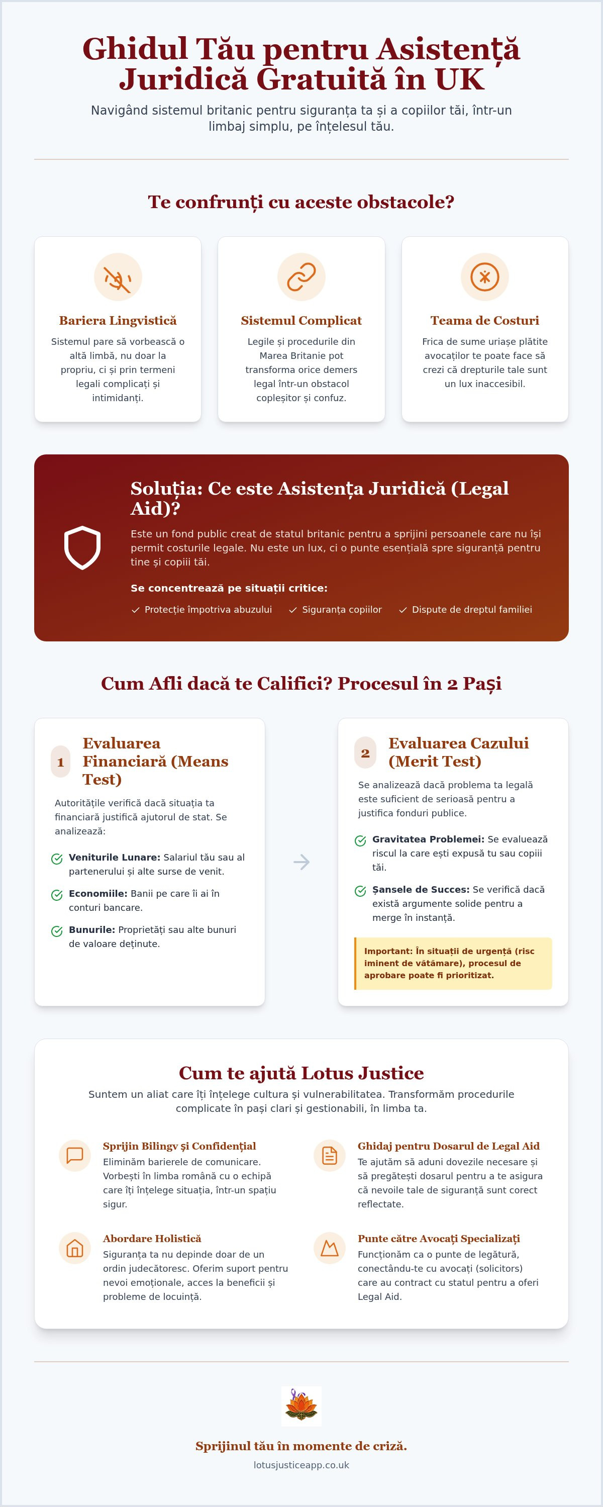 Asistență juridică gratuită români