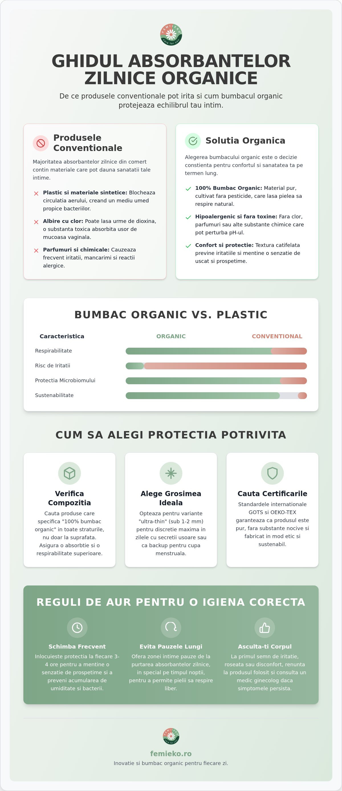 Absorbante zilnice organice