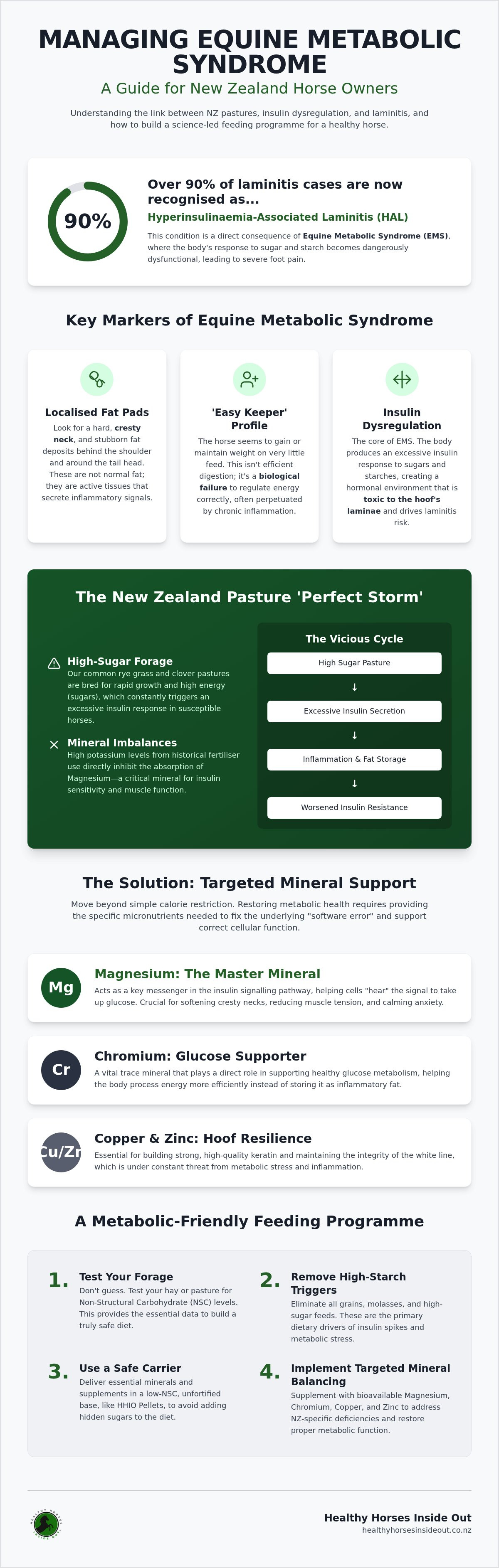 Equine metabolic syndrome supplements NZ