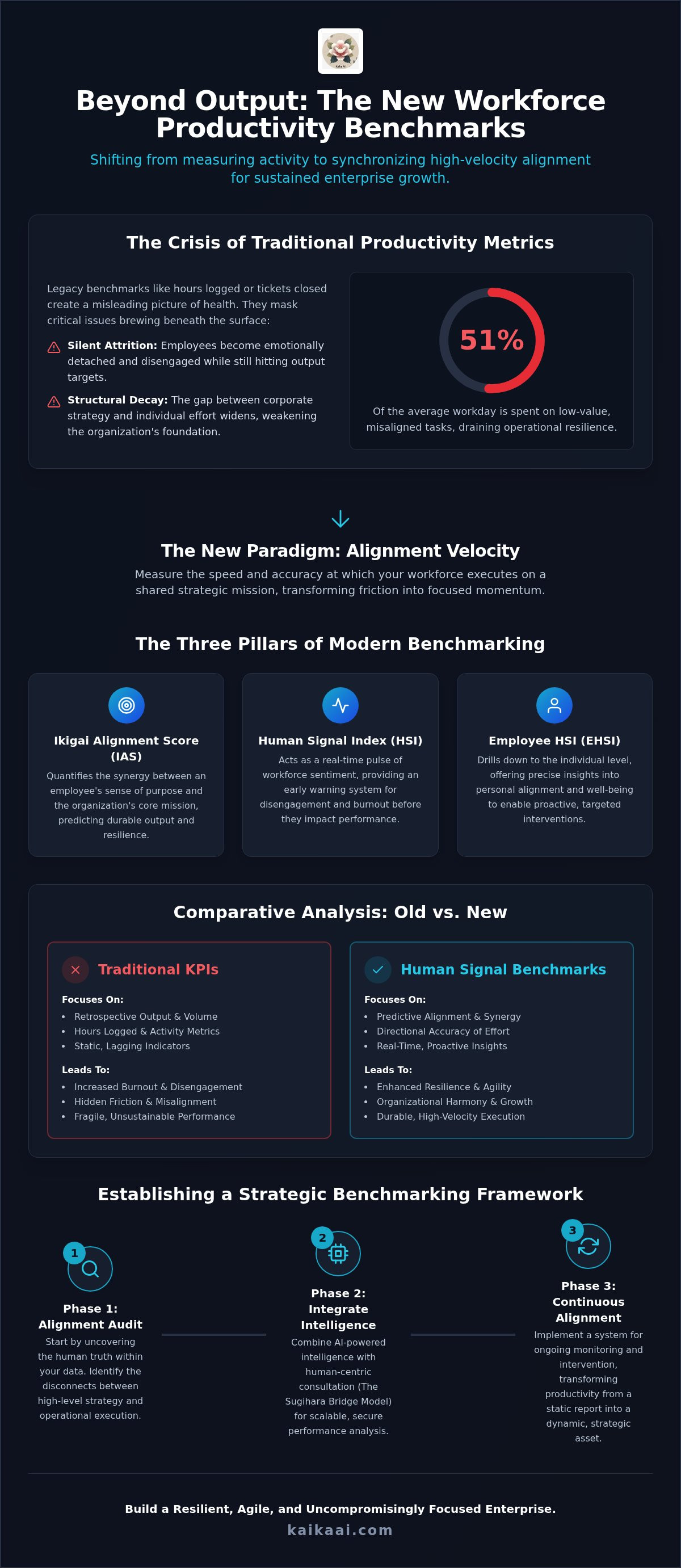 Workforce productivity benchmarks