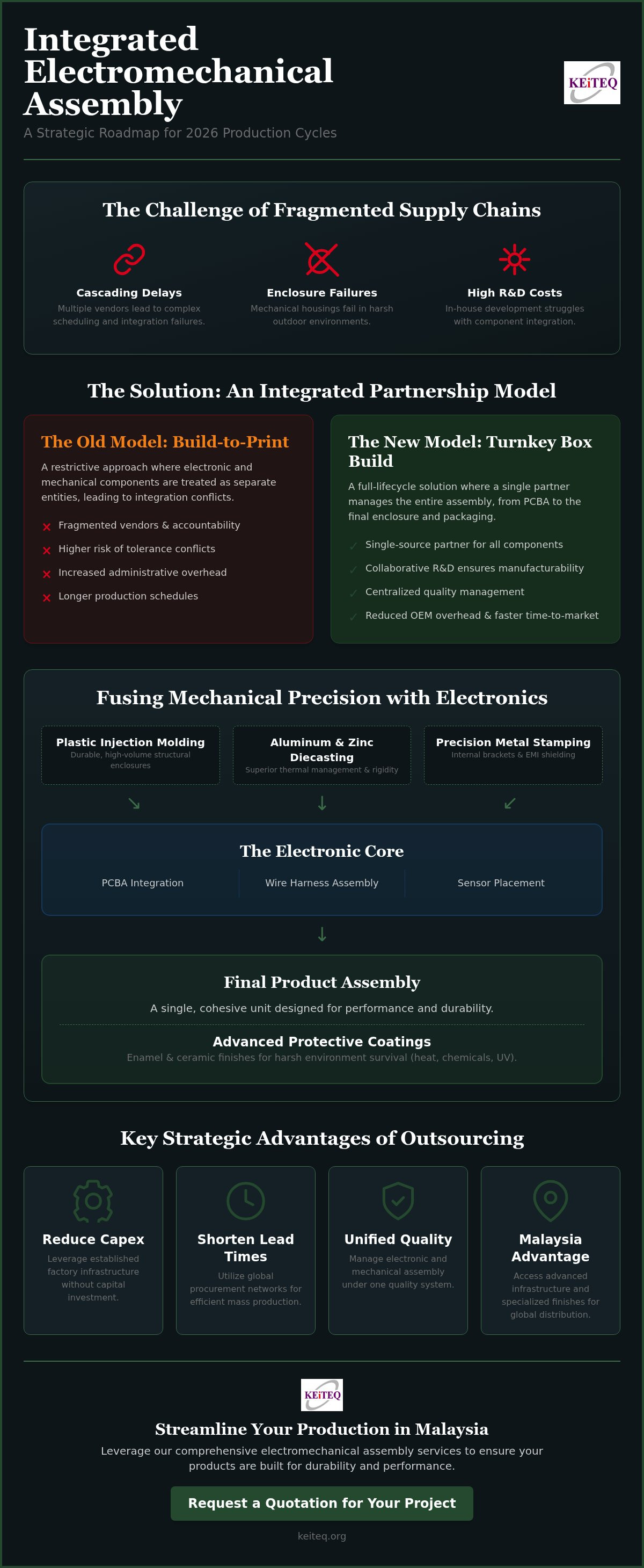 Electromechanical assembly services