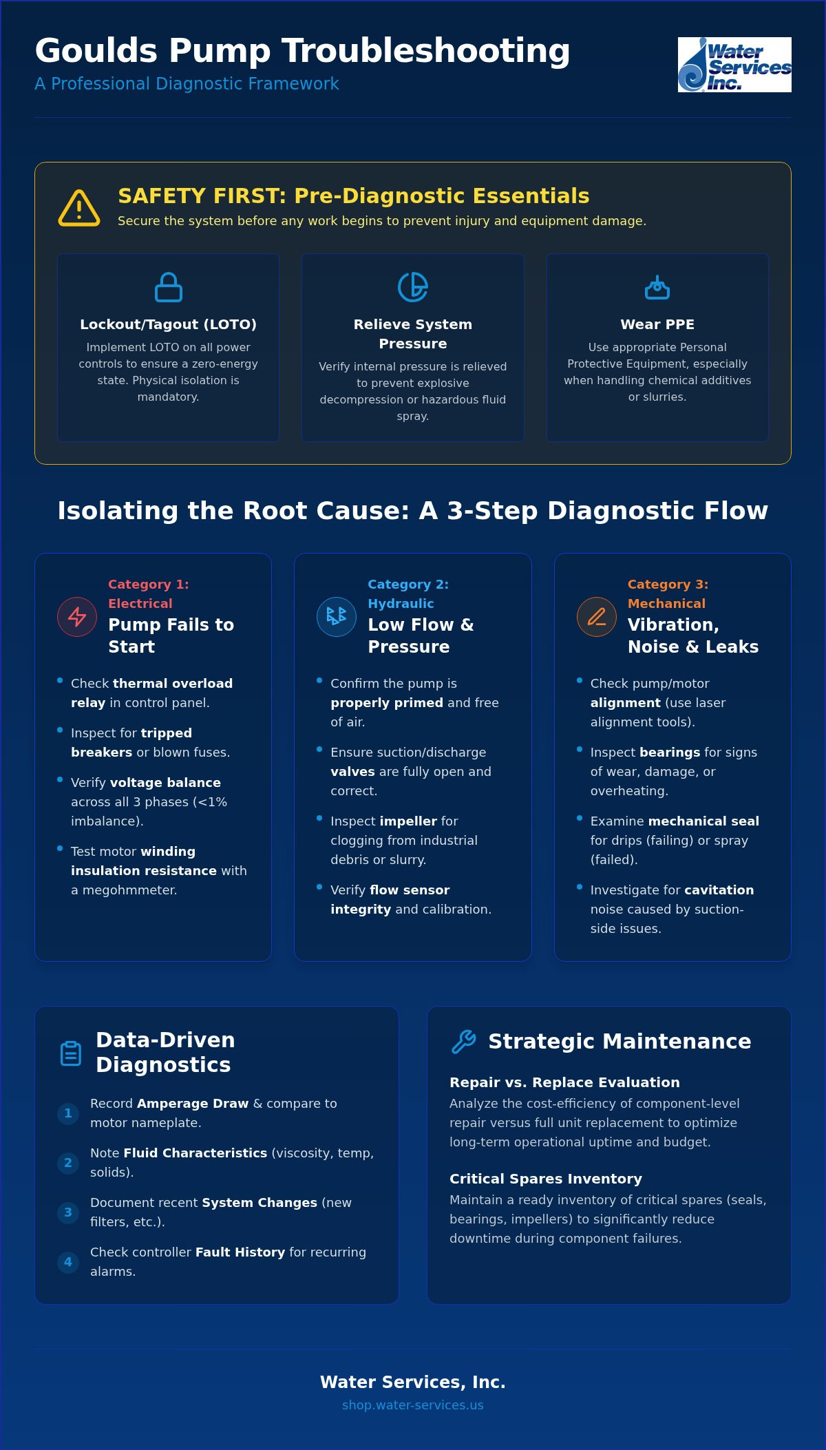 Goulds pump troubleshooting guide