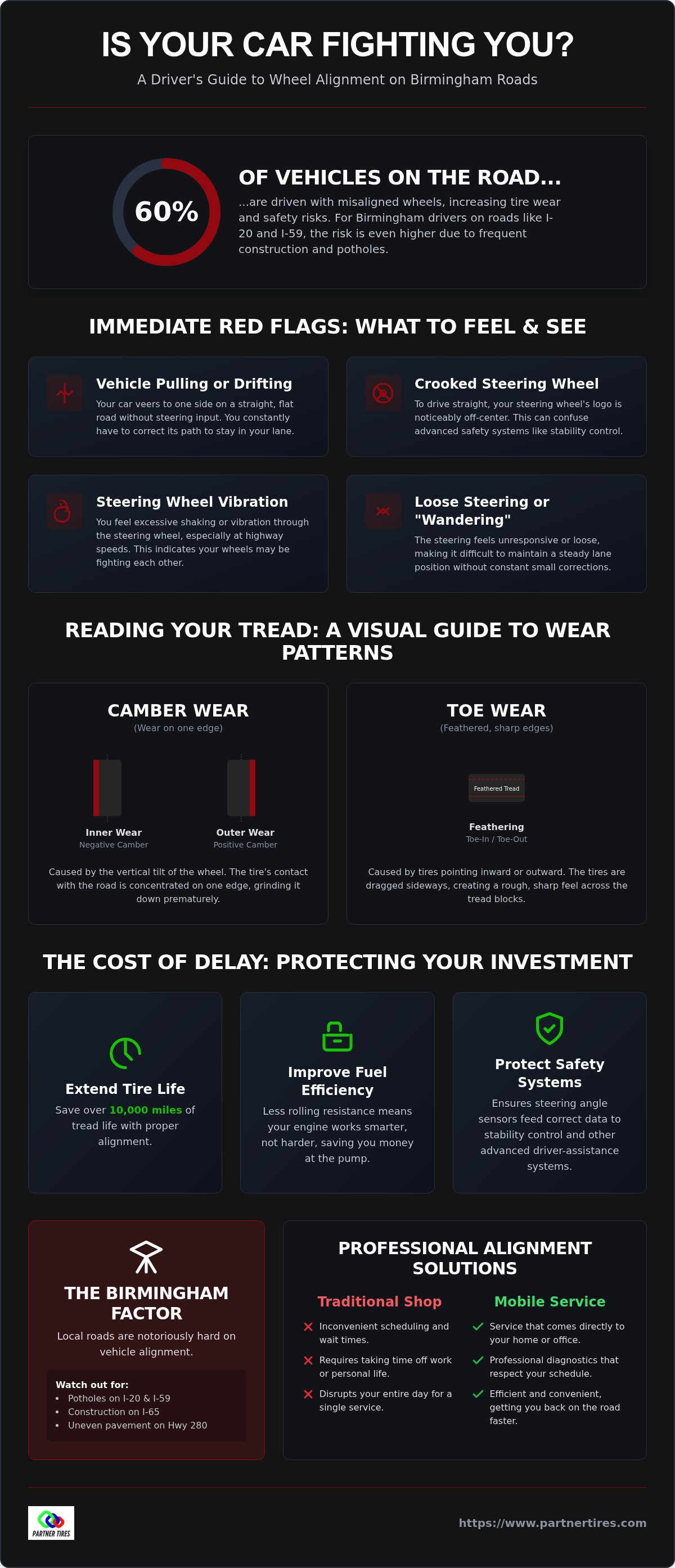 Signs you need a wheel alignment