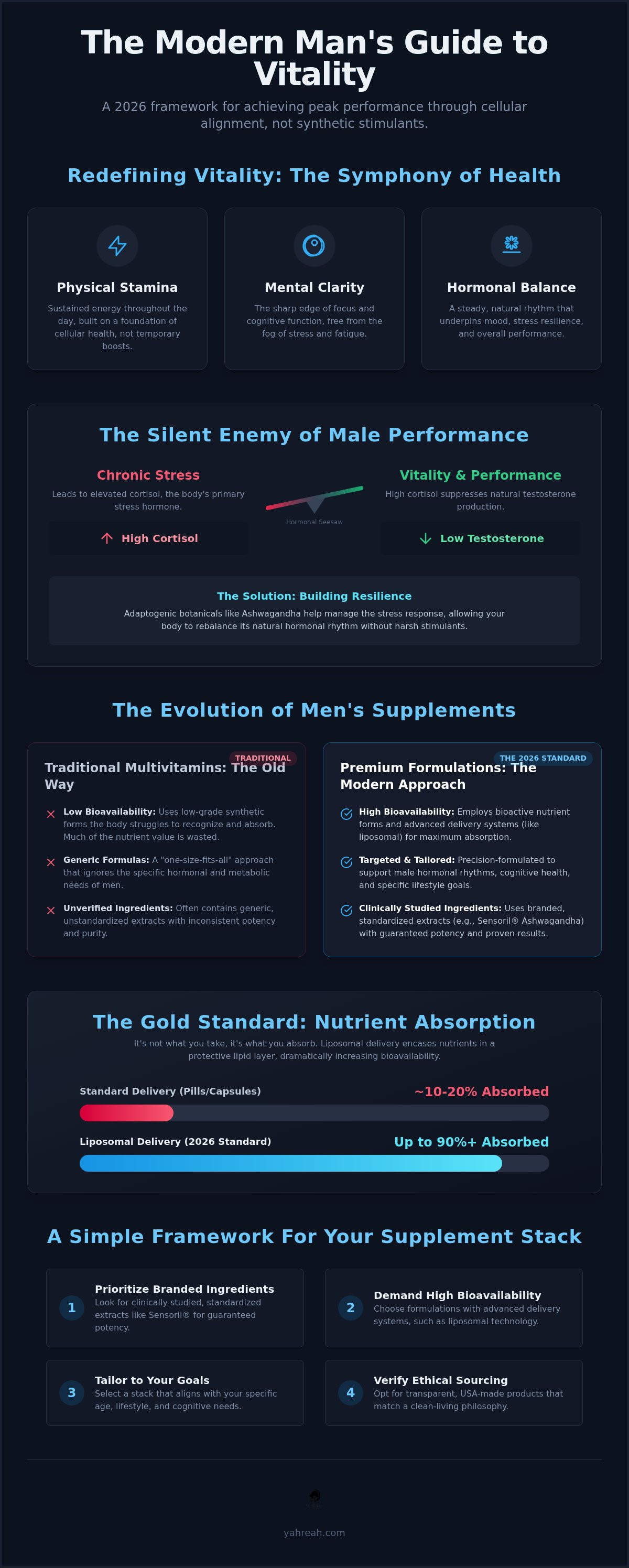 Supplements for men's vitality