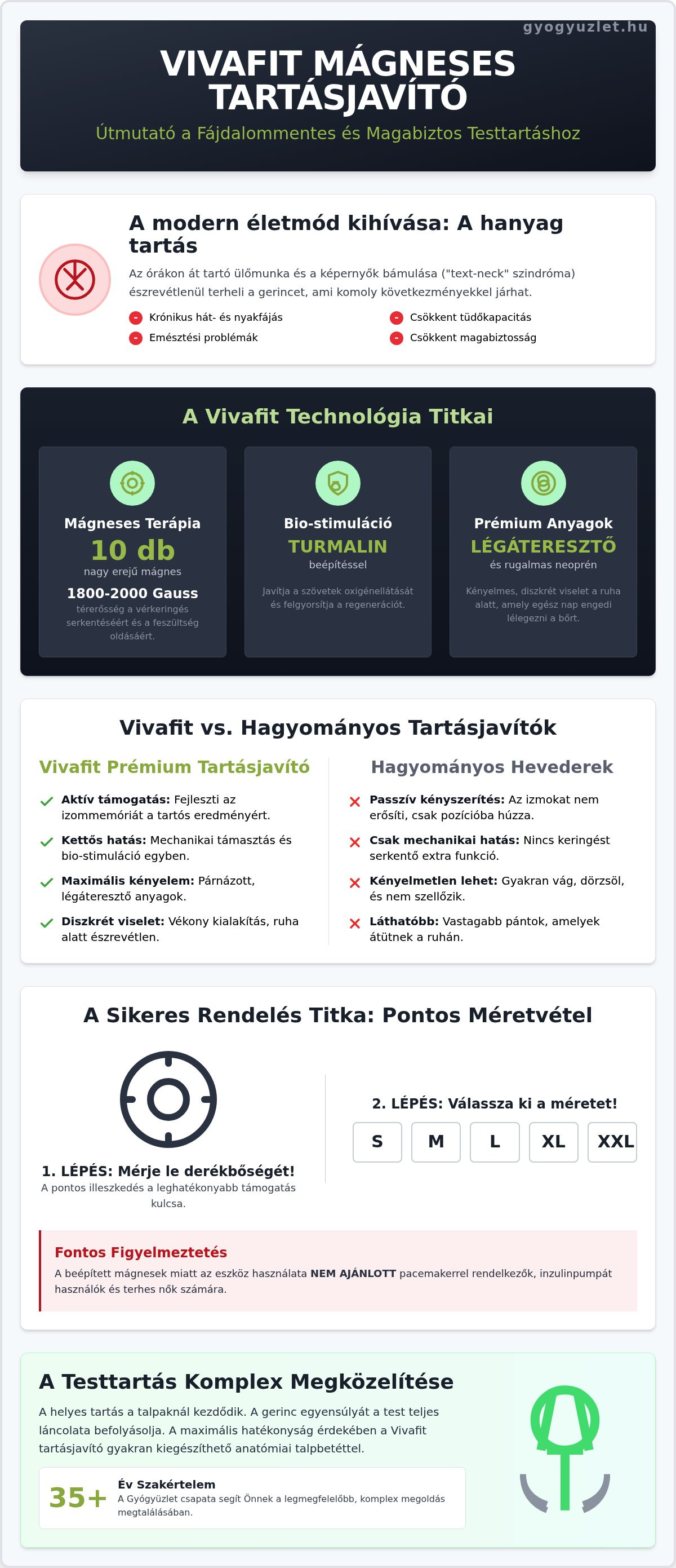 Vivafit tartásjavító rendelés