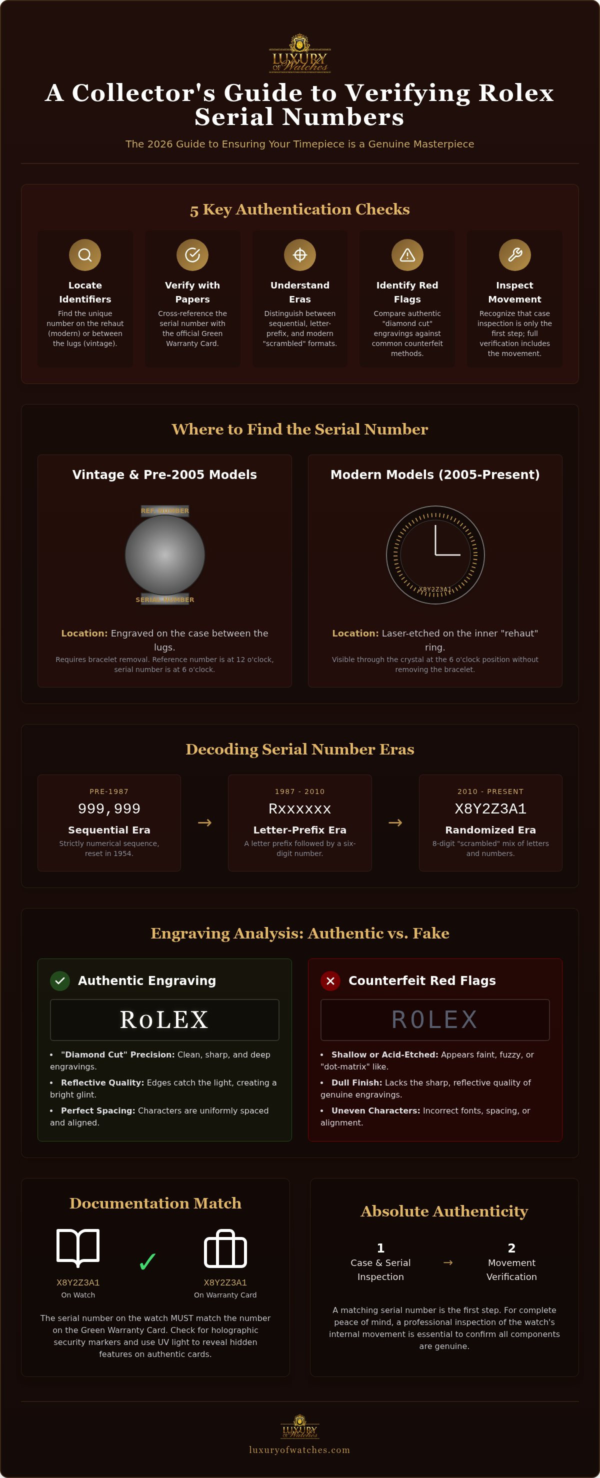 How to verify a rolex serial number