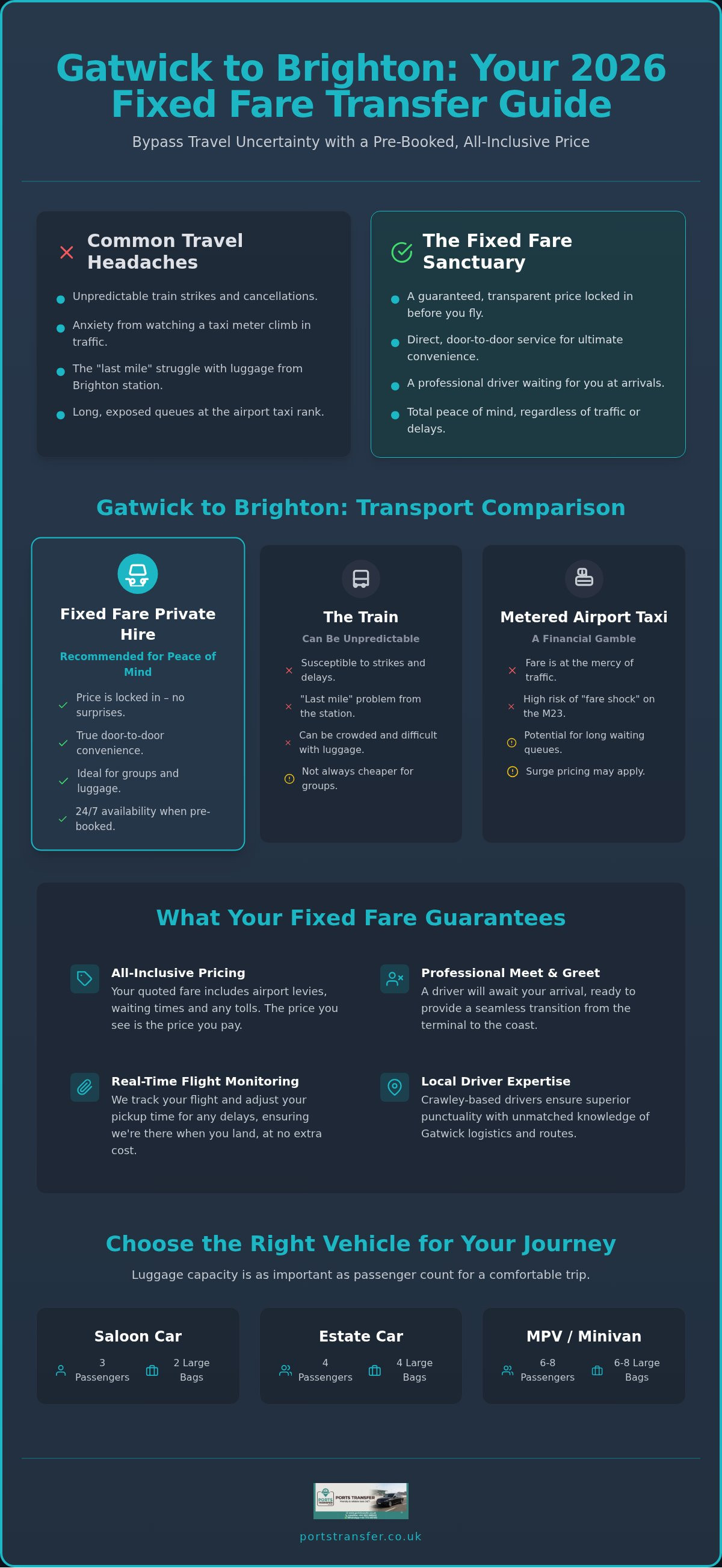Gatwick to brighton taxi fixed fare