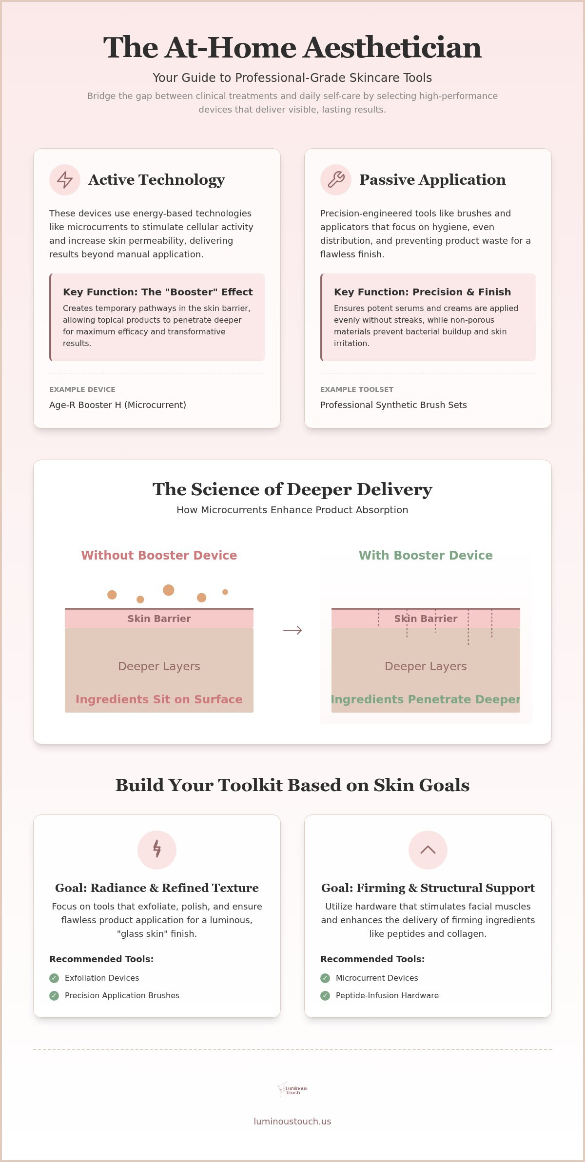 At-home skincare tools