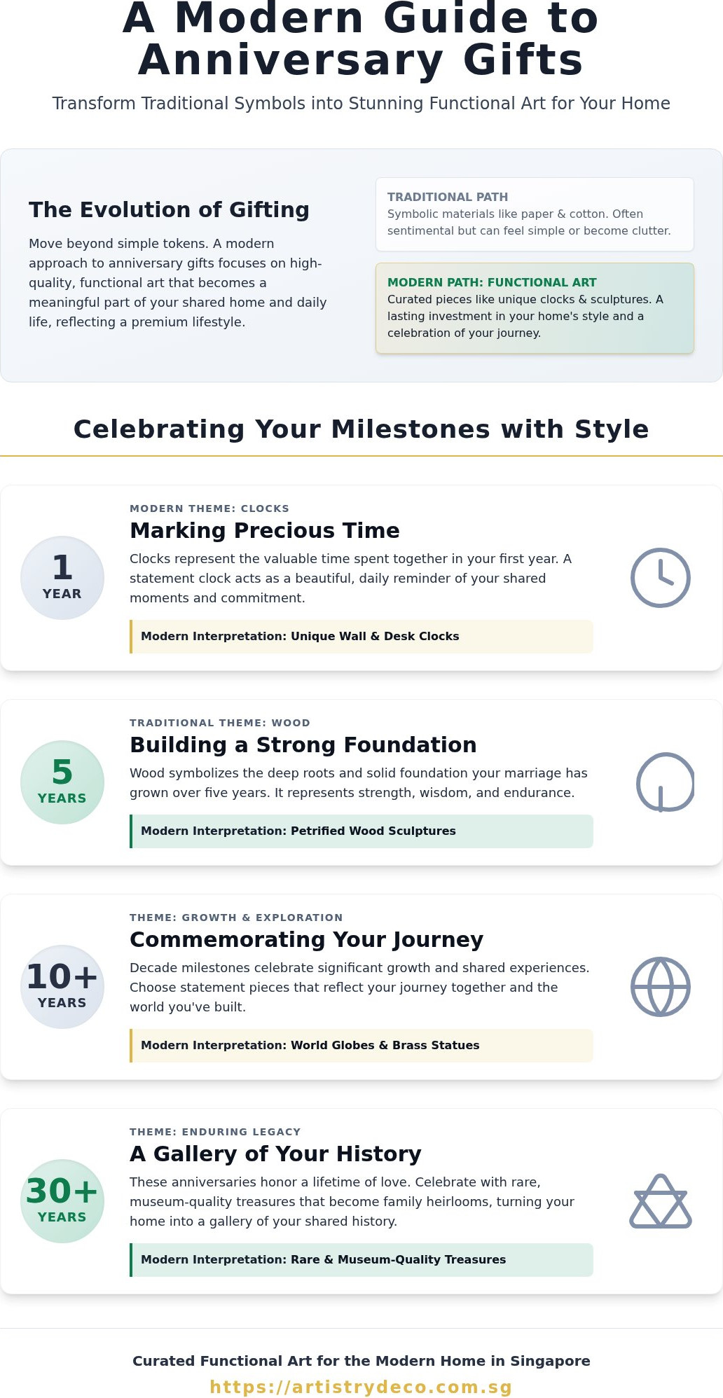Anniversary gift by year modern guide