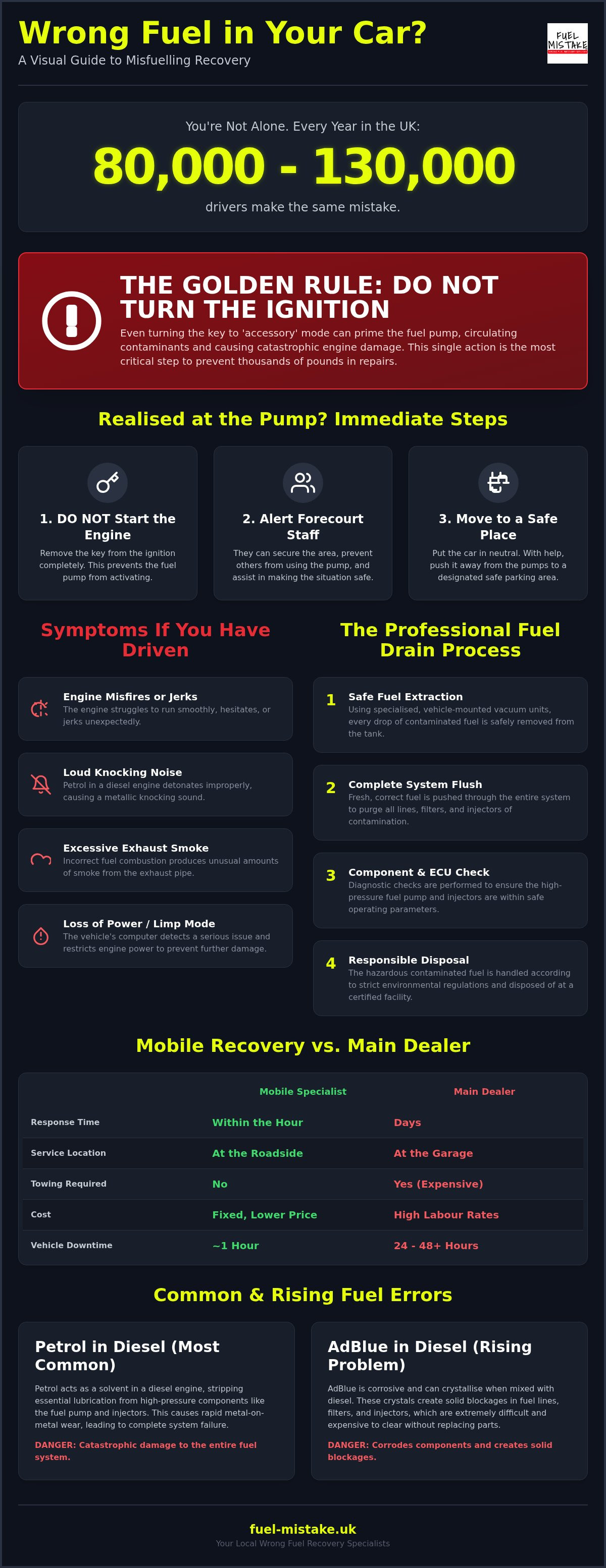 Mis-fuel recovery