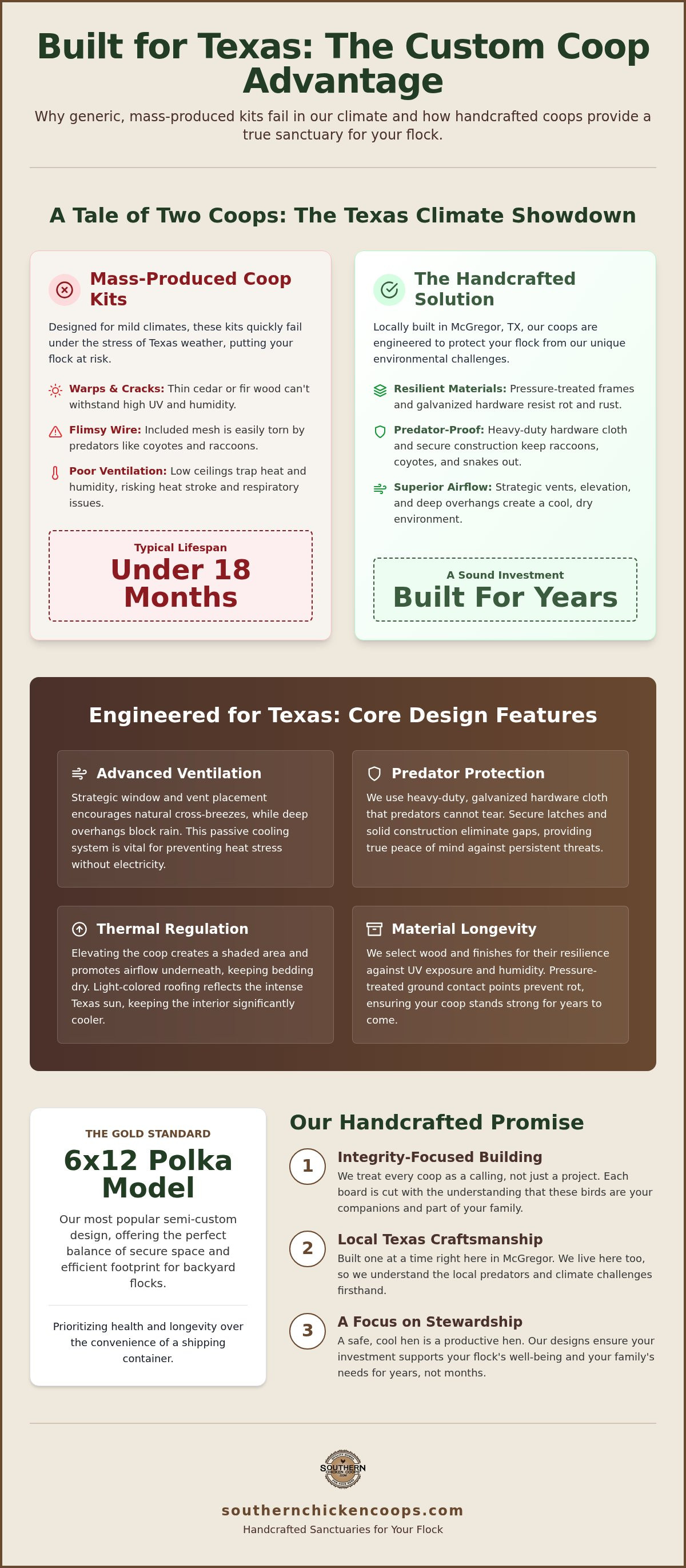 Custom poultry housing Texas