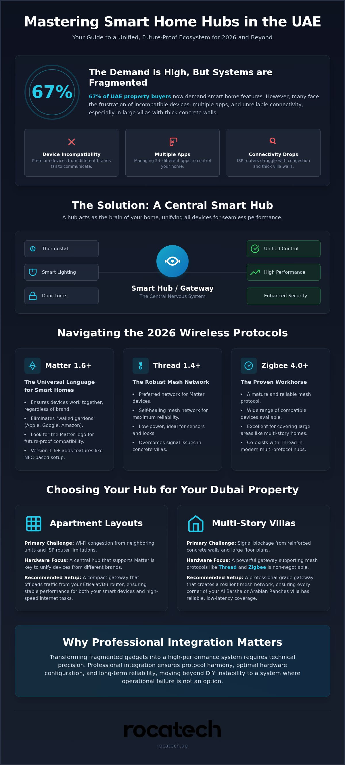 Smart home hub compatibility uae