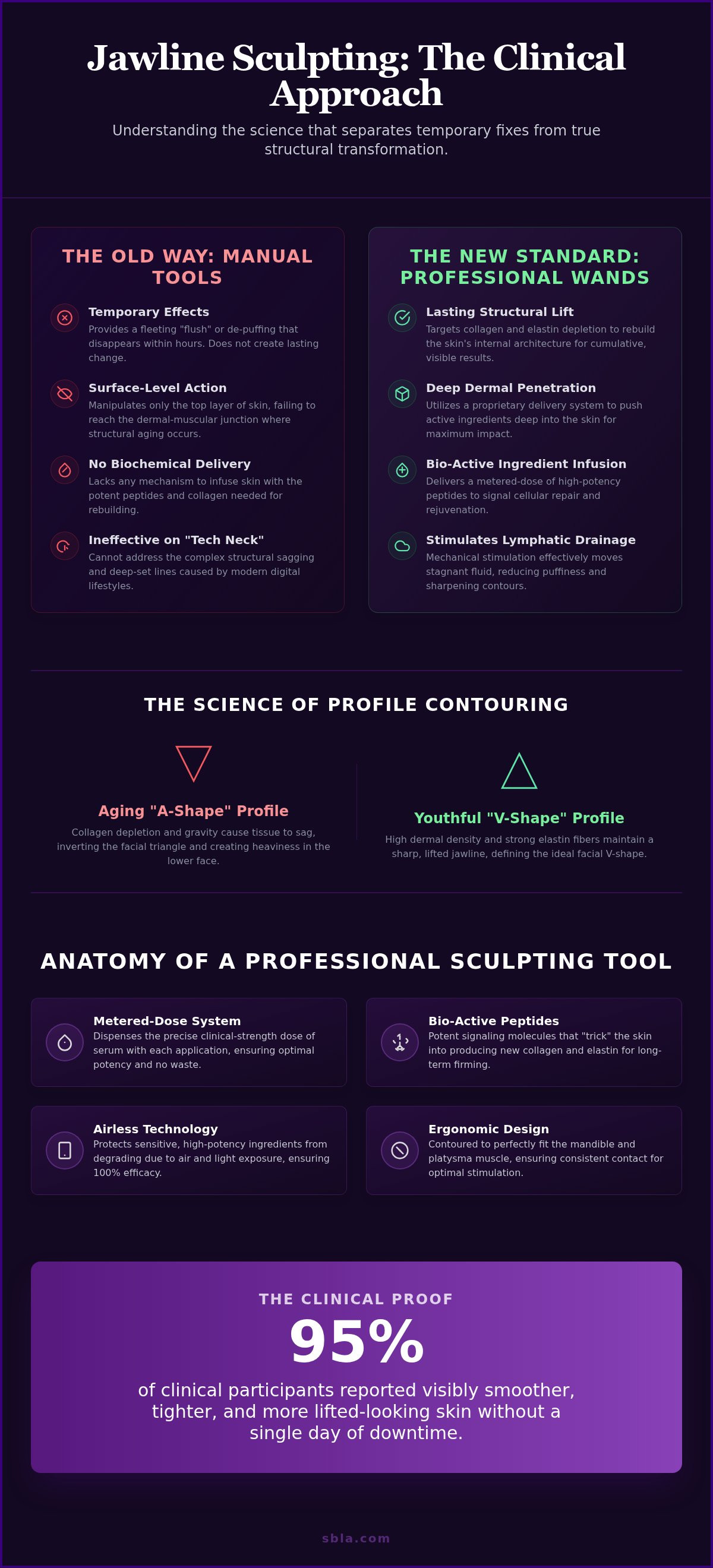 Jawline sculpting tool
