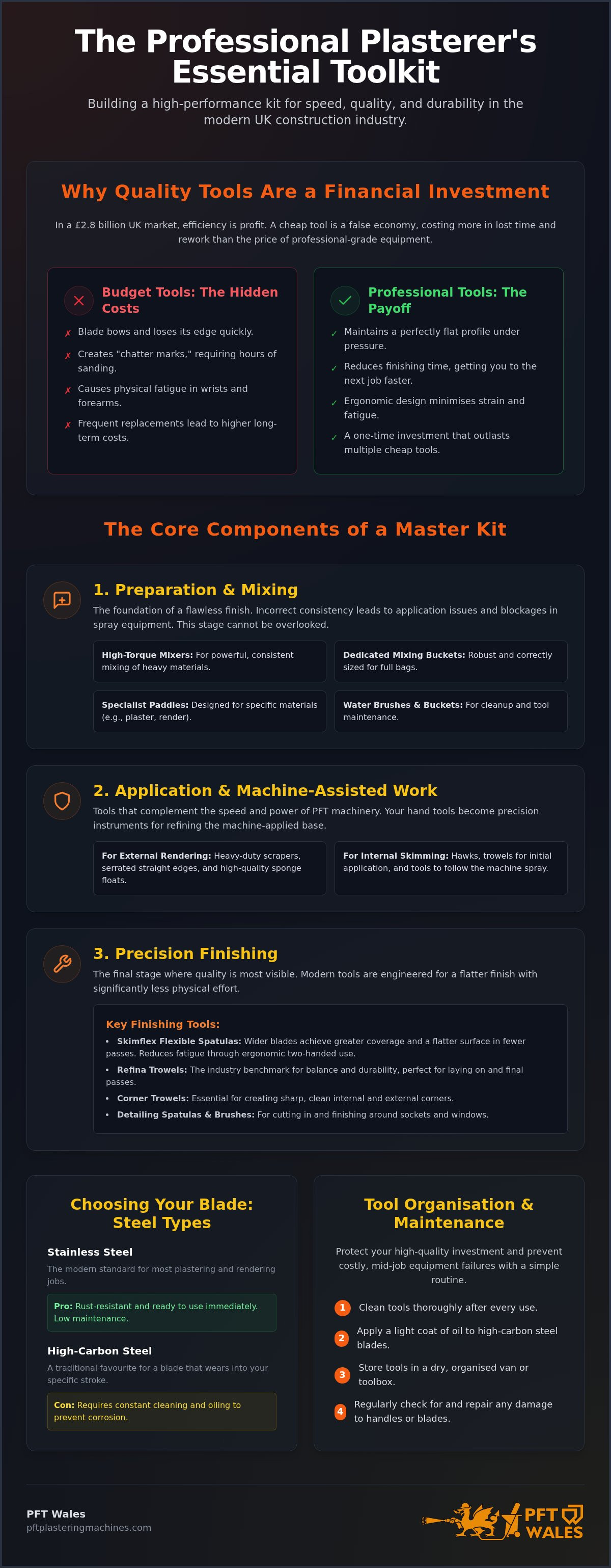 Plastering tools