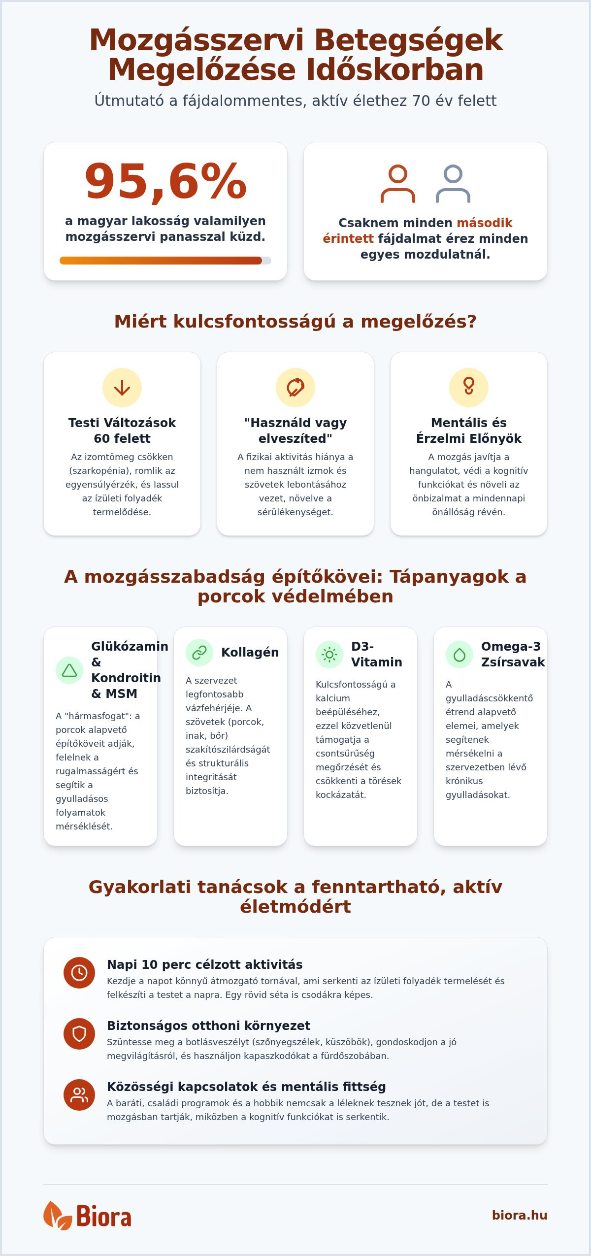 Mozgásszervi betegségek megelőzése időskorban