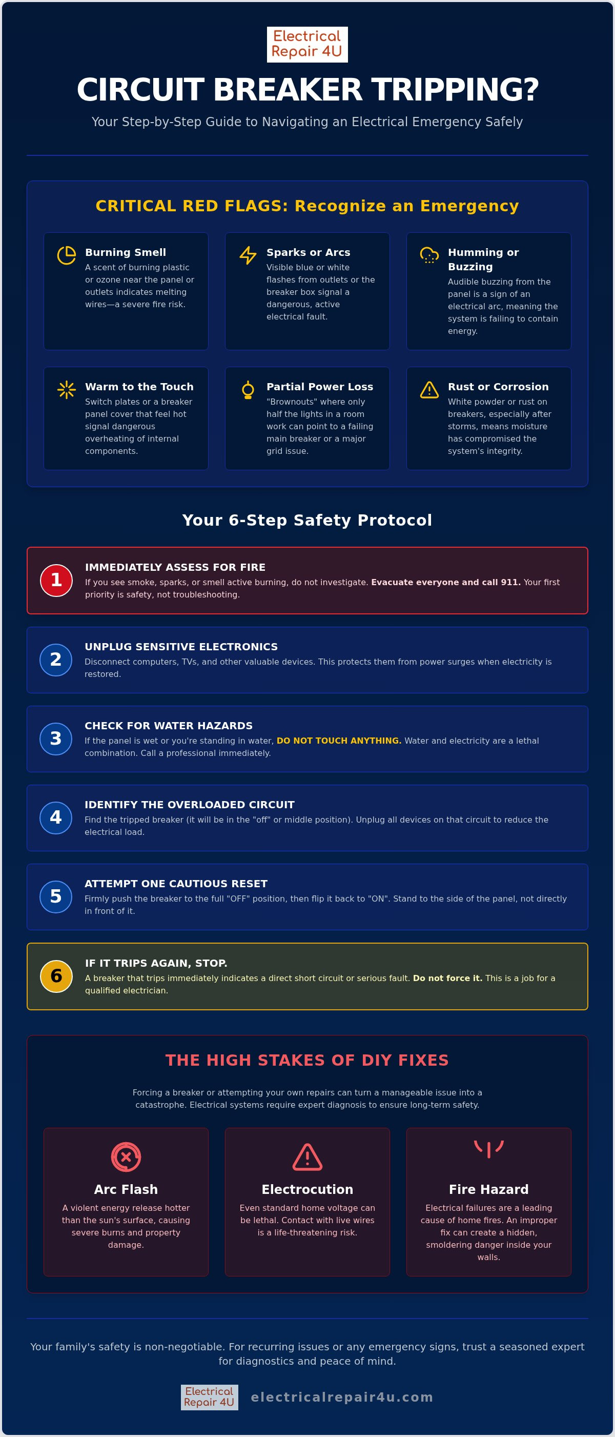 What to do when circuit breaker keeps tripping