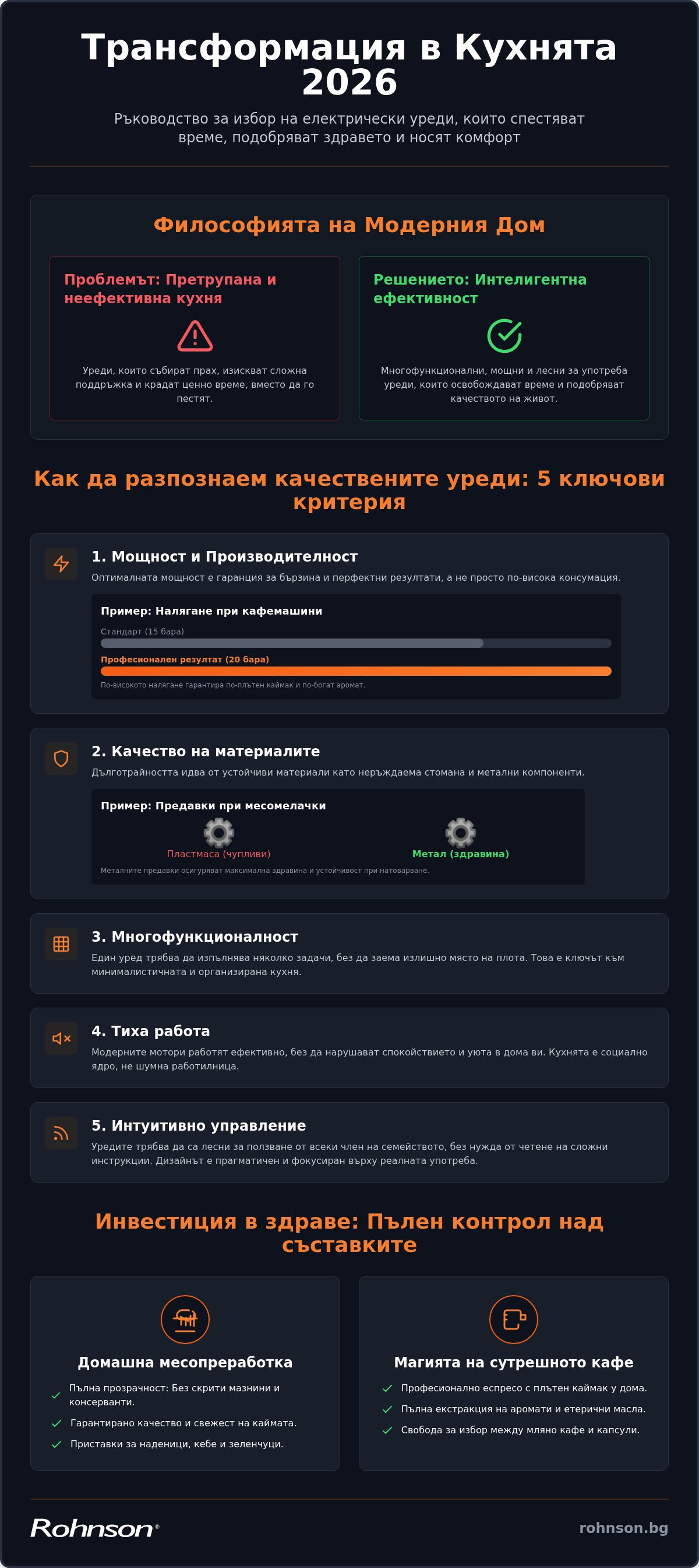 електрически уреди за кухня