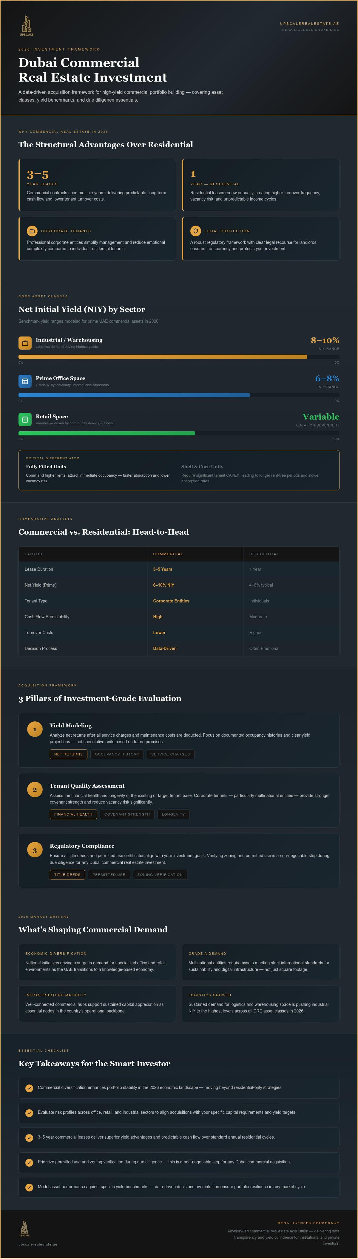Dubai commercial real estate investment