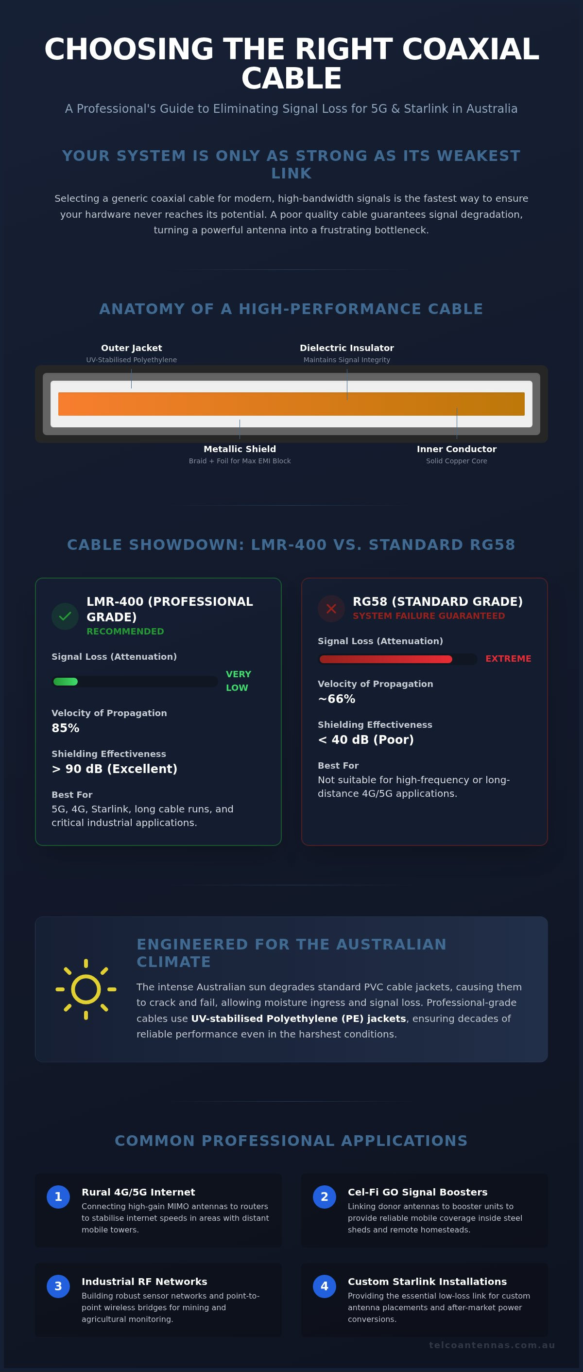 Lmr-400 cable specifications