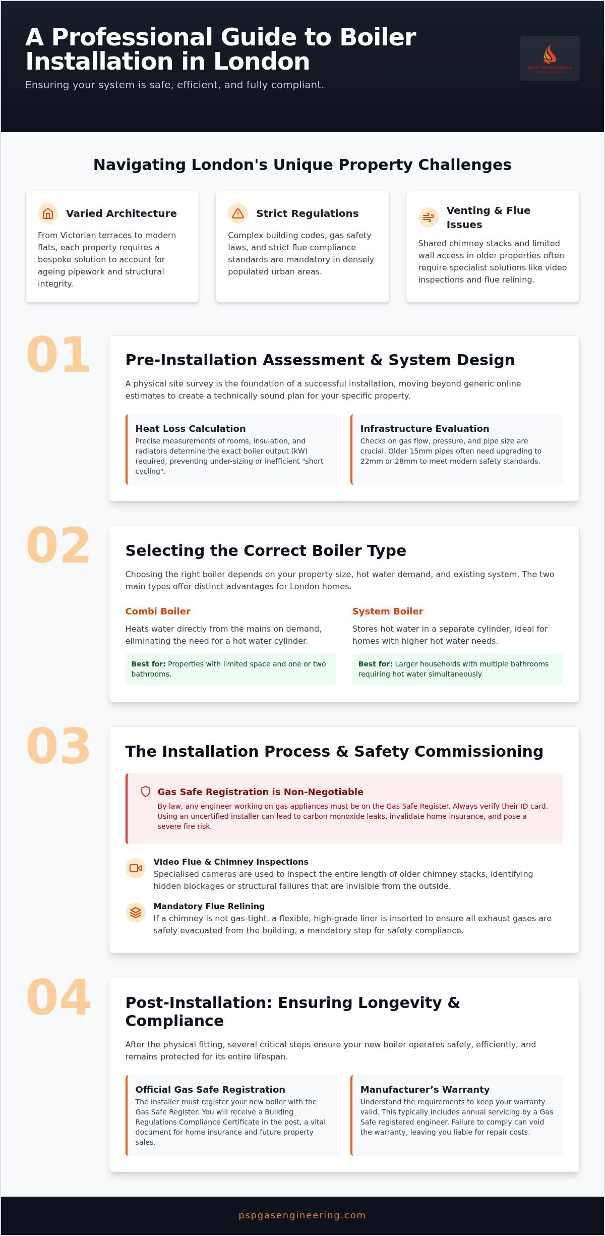 System boiler installation London