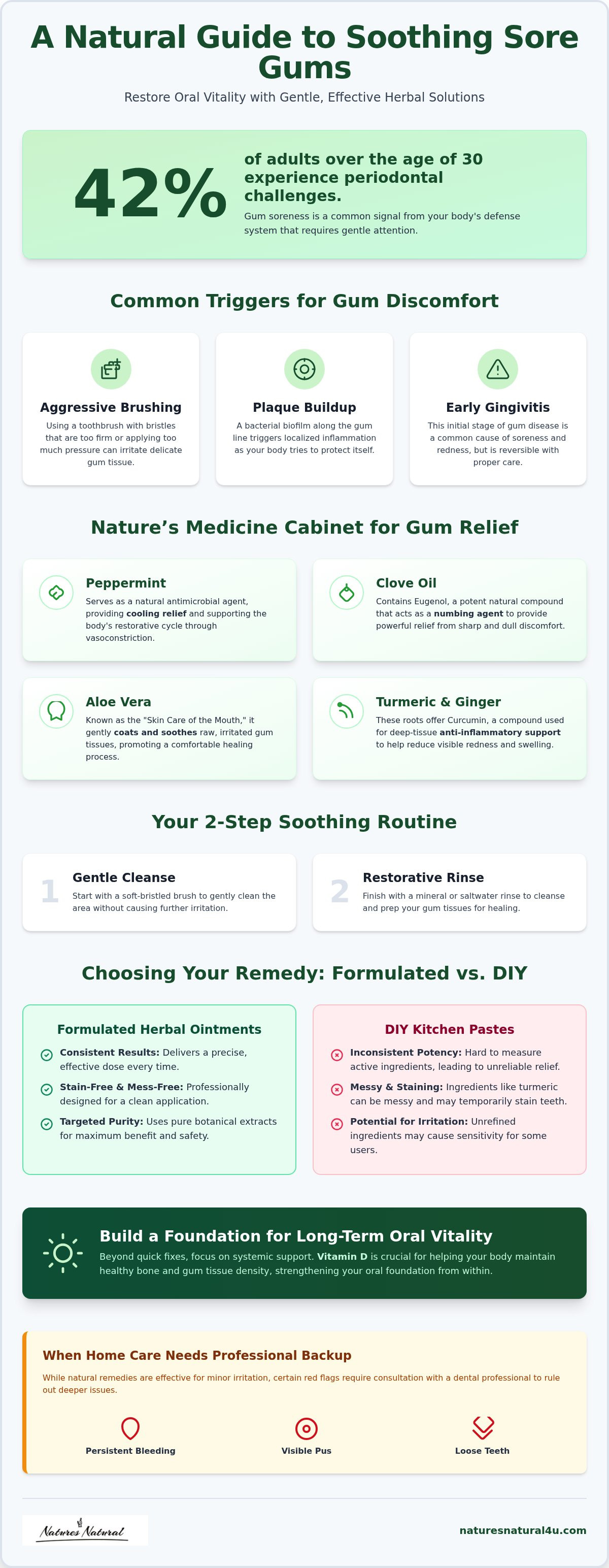 Home remedies for sore gums
