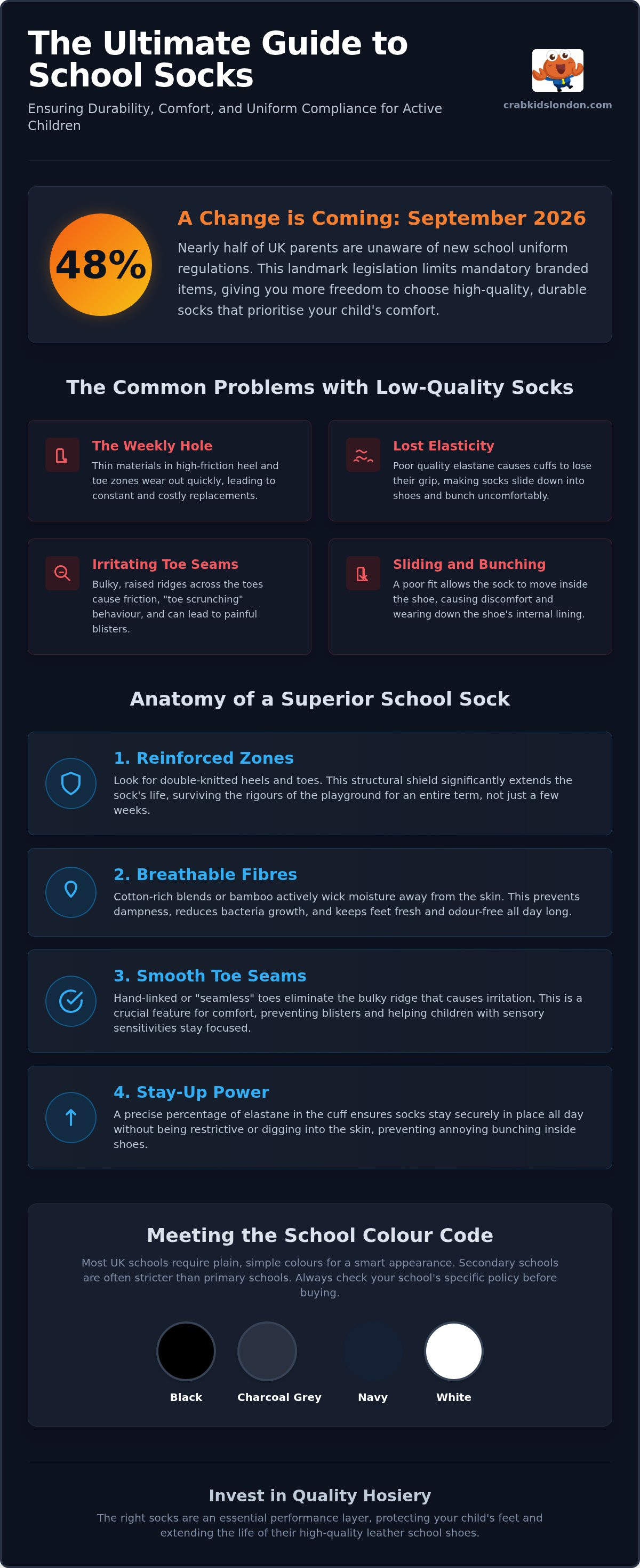 Children's socks school UK