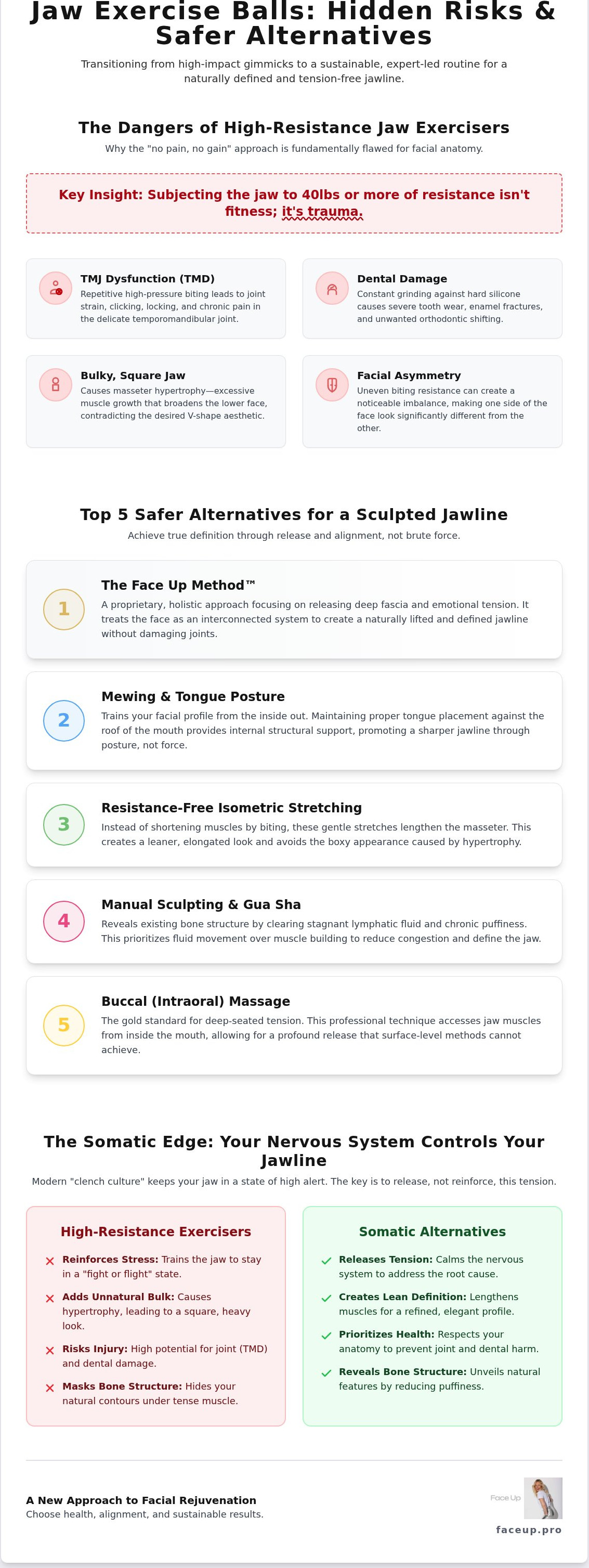 Jaw exercise ball alternatives