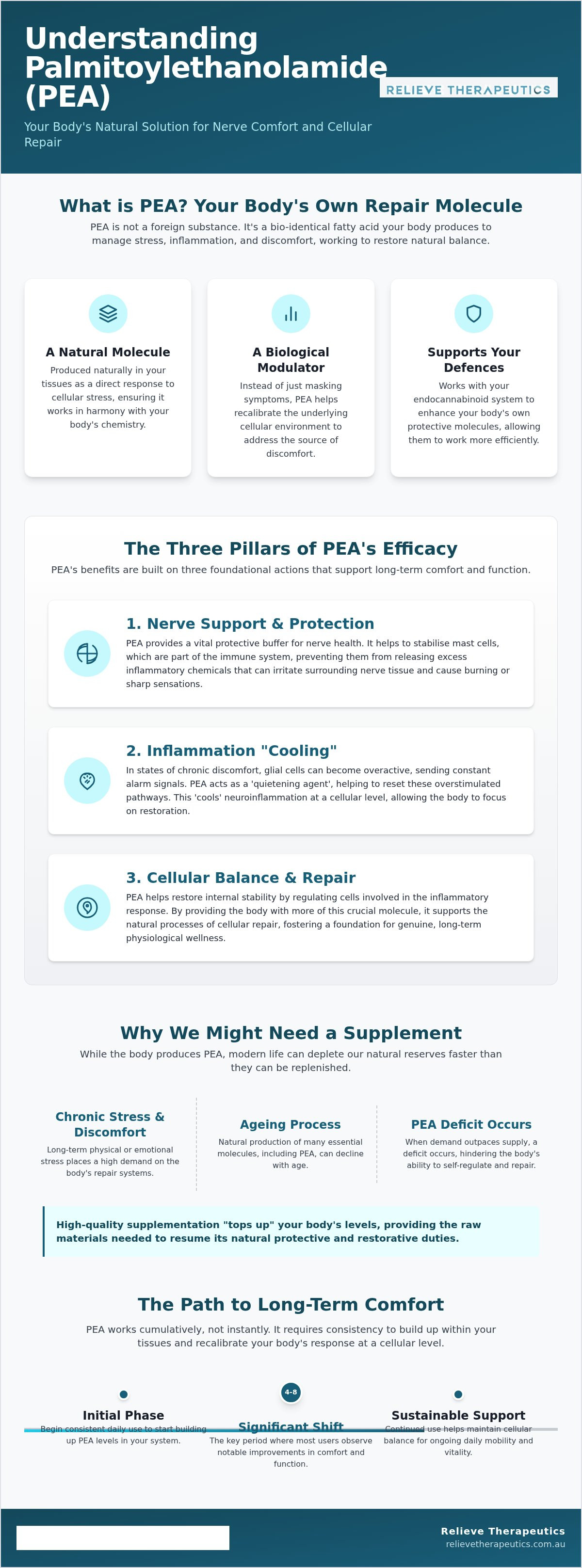 Palmitoylethanolamide benefits