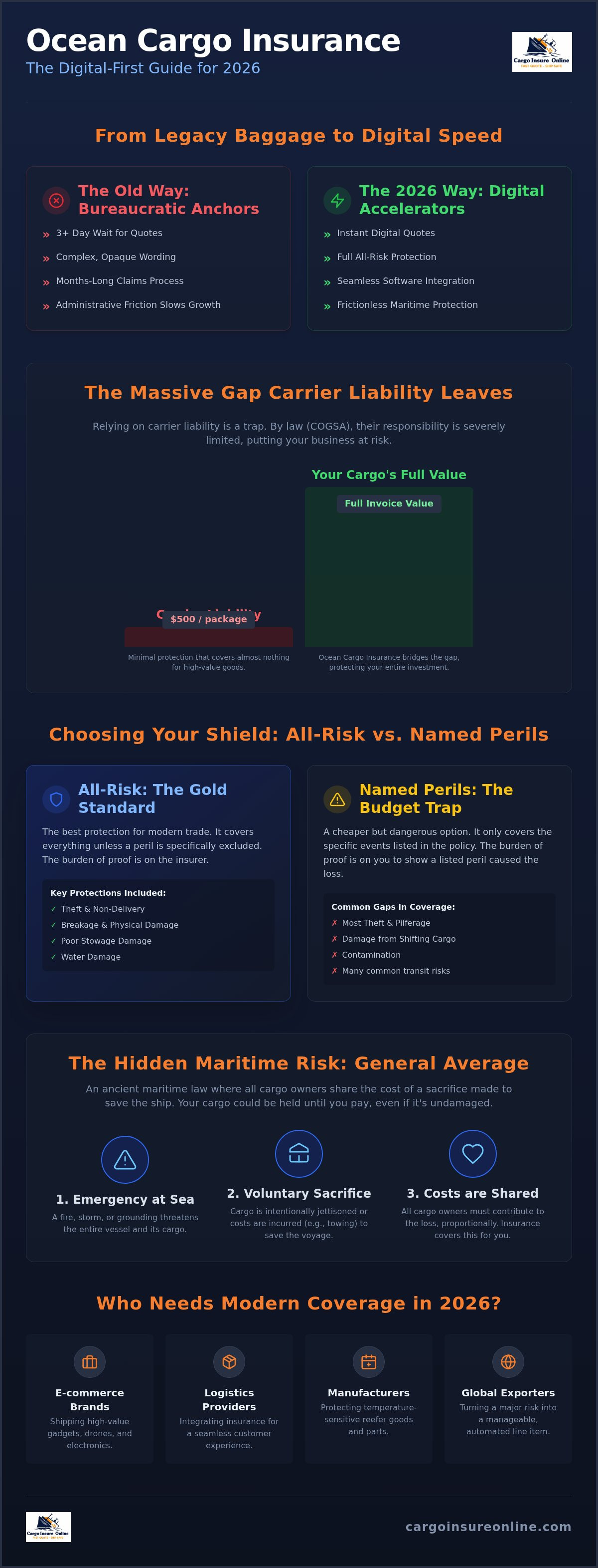 Ocean cargo insurance policy