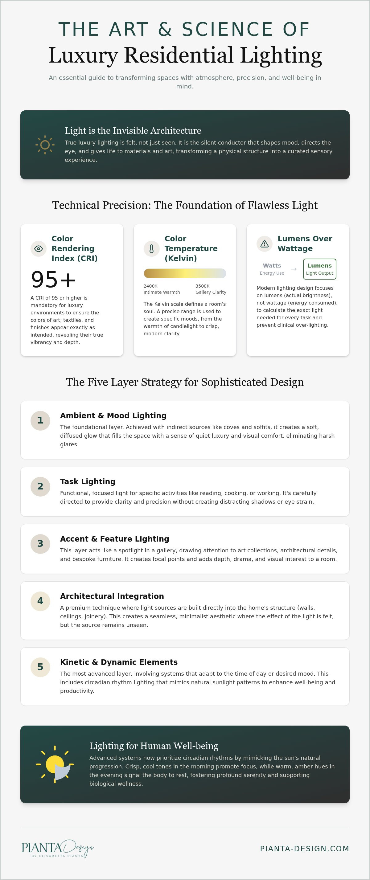 Luxury residential lighting design