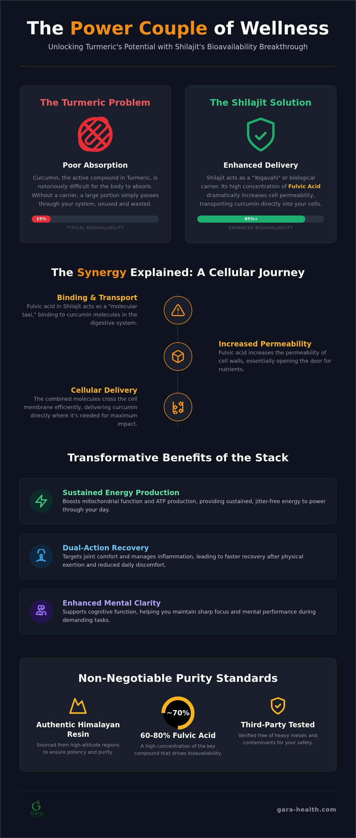 Shilajit and turmeric benefits