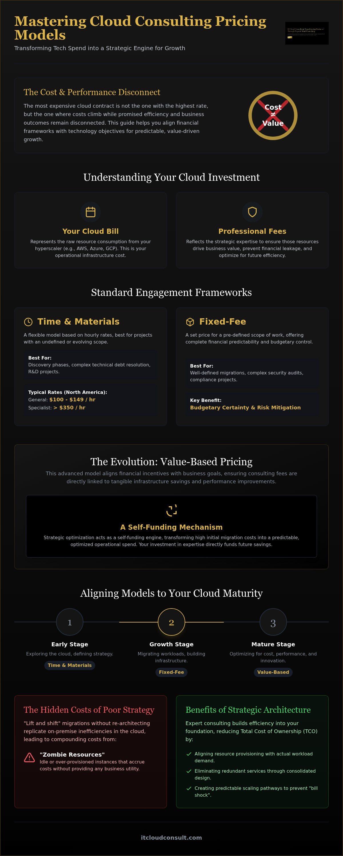 Cloud consulting pricing models