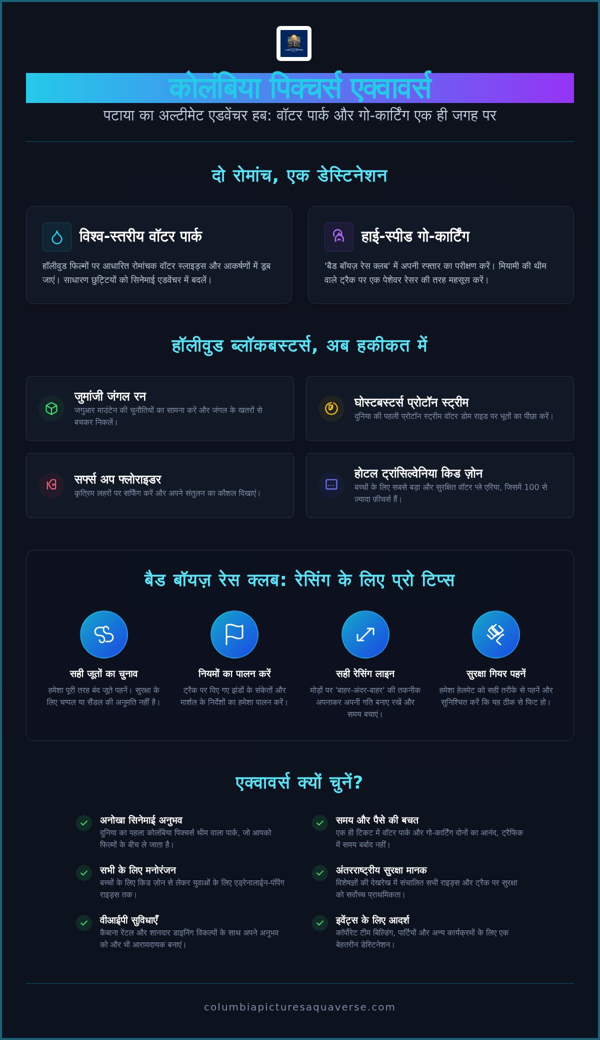 वॉटर पार्क और गो कार्टिंग पटाया