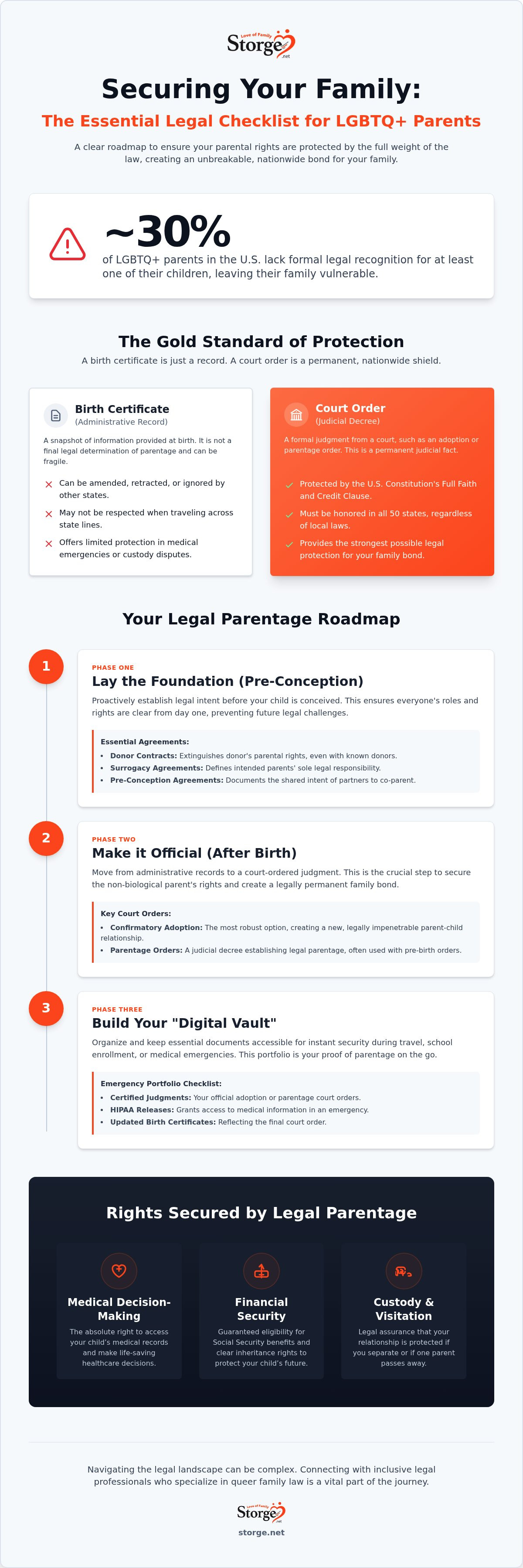 Legal steps for LGBTQ parents