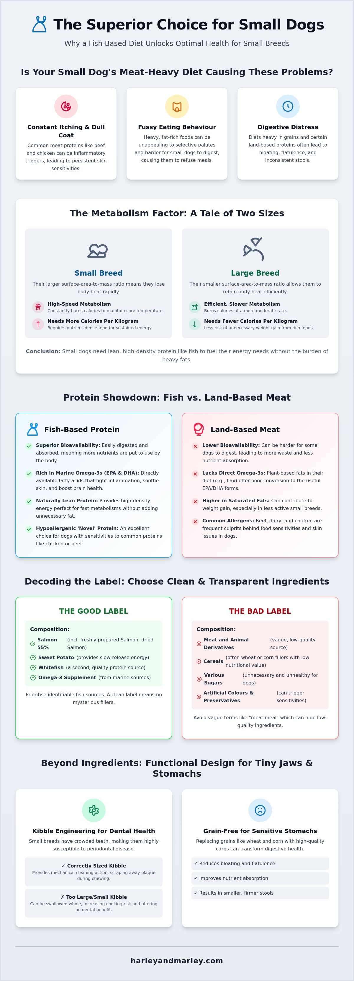 Fish based dog food for small breeds