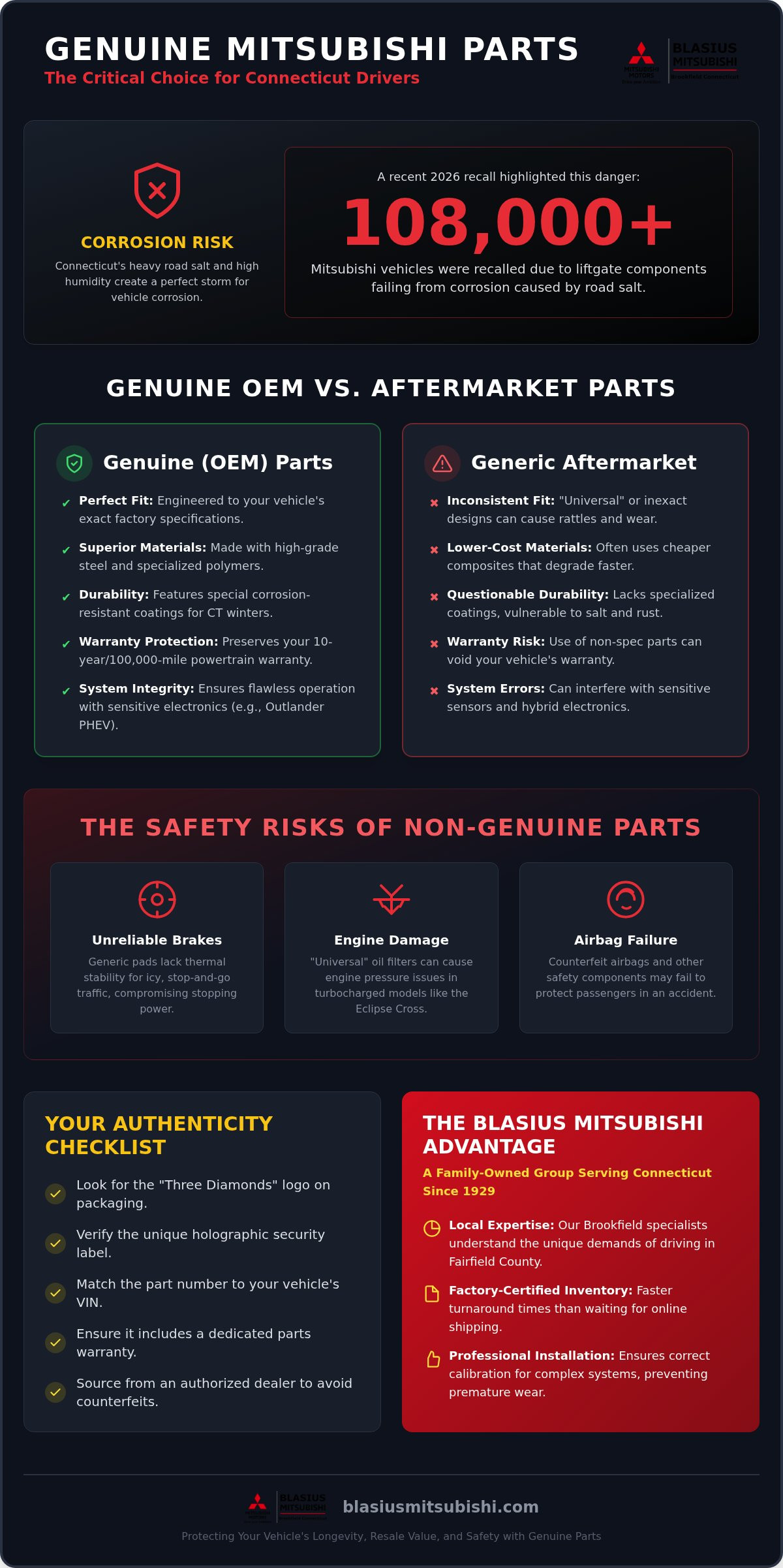 Genuine Mitsubishi parts Connecticut