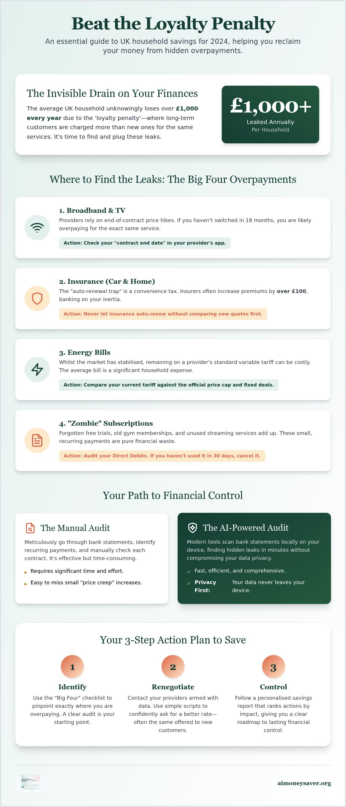 UK household savings tips 2024