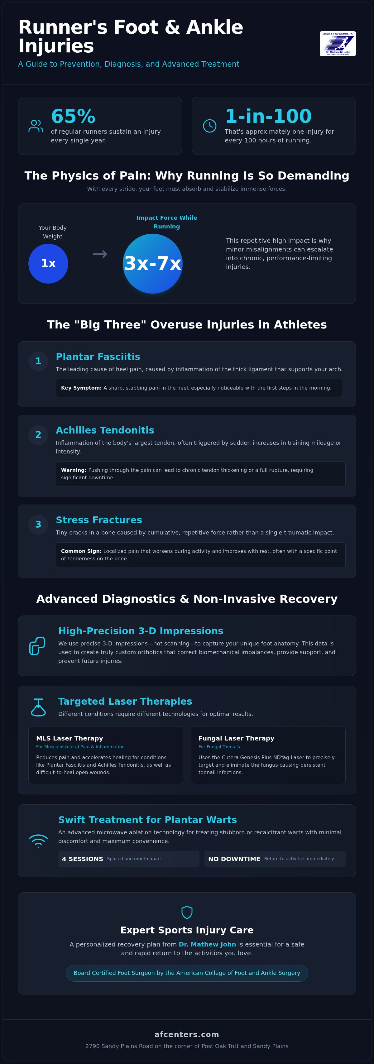 Running foot injuries treatment Marietta