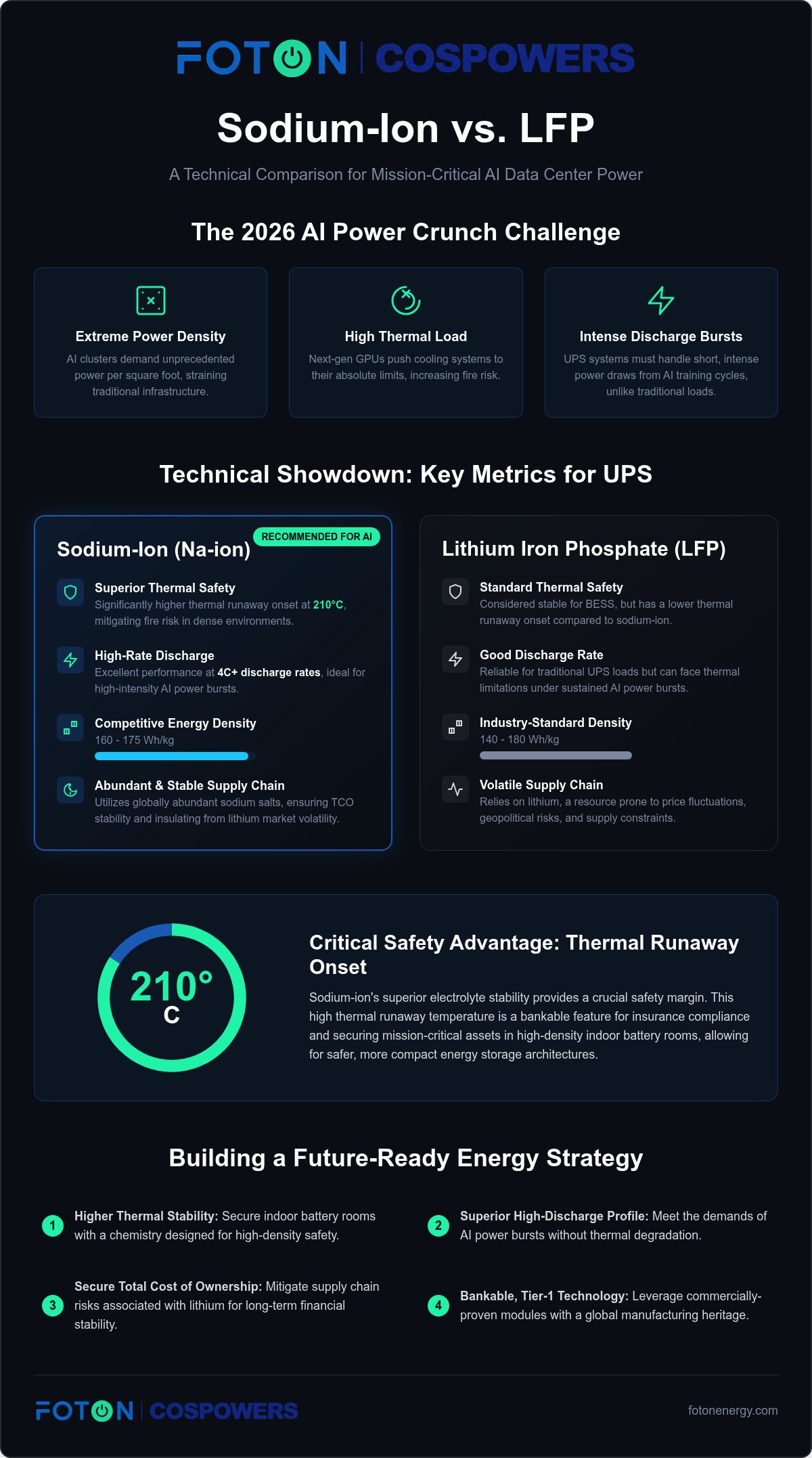 Sodium-ion vs lfp for data centers