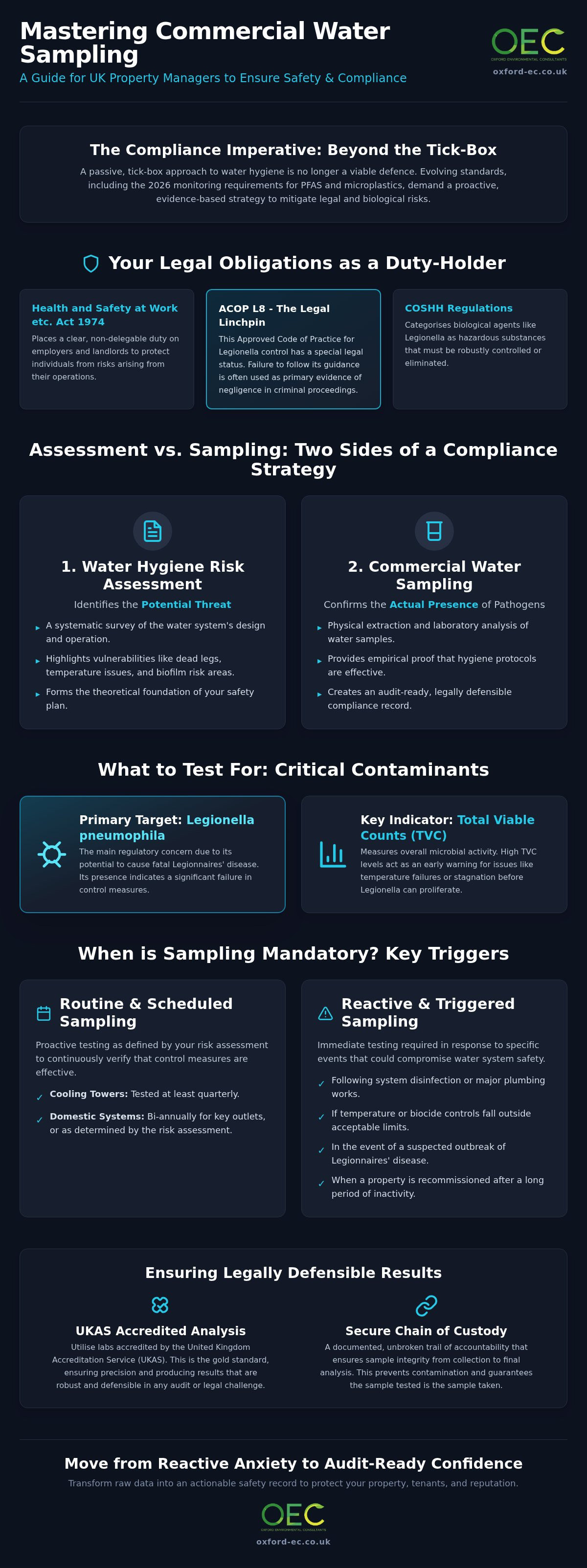 Commercial water sampling