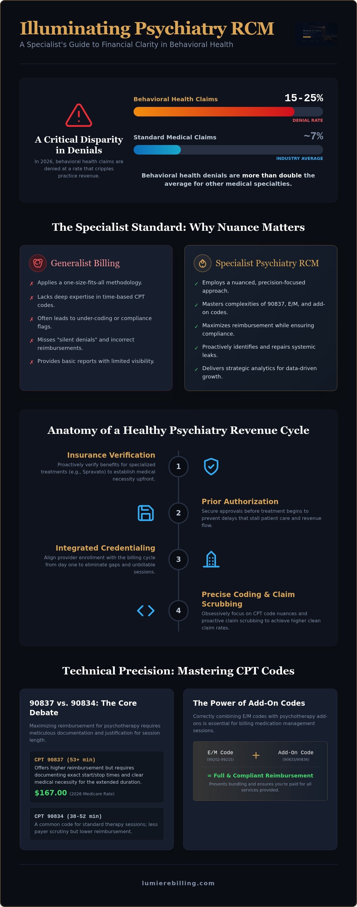 Psychiatry revenue cycle management