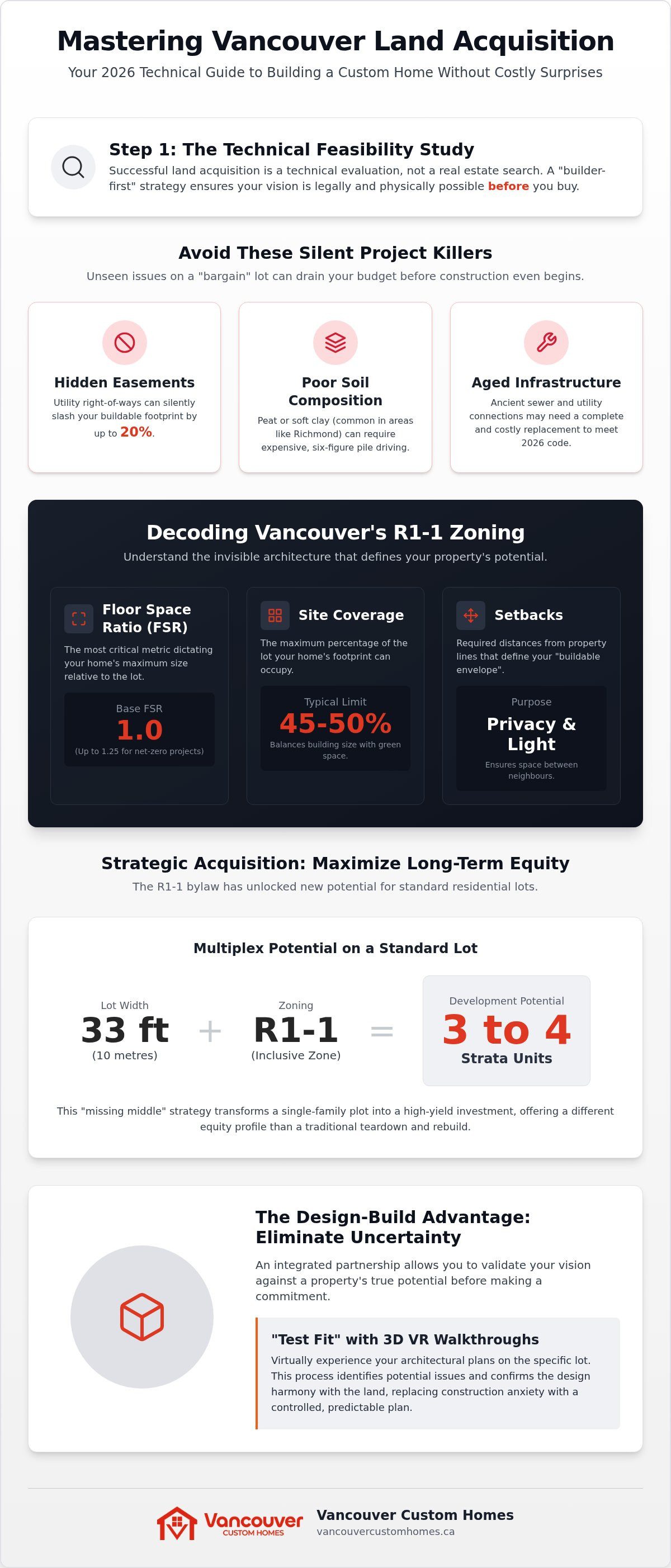Vancouver land acquisition for custom home