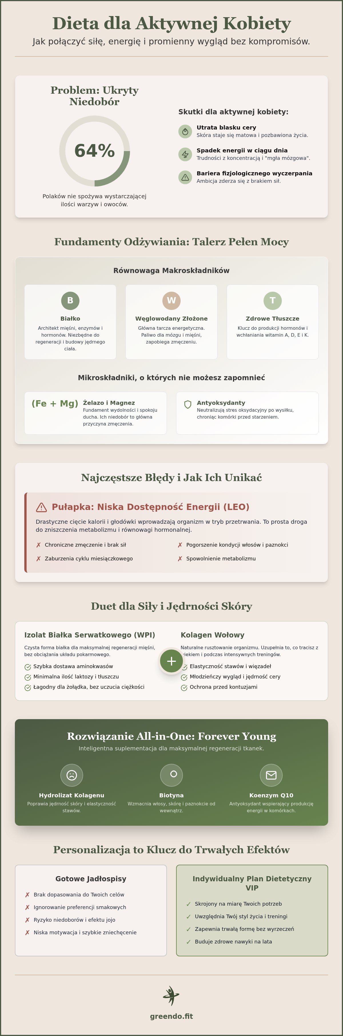 Zdrowa dieta dla aktywnej kobiety