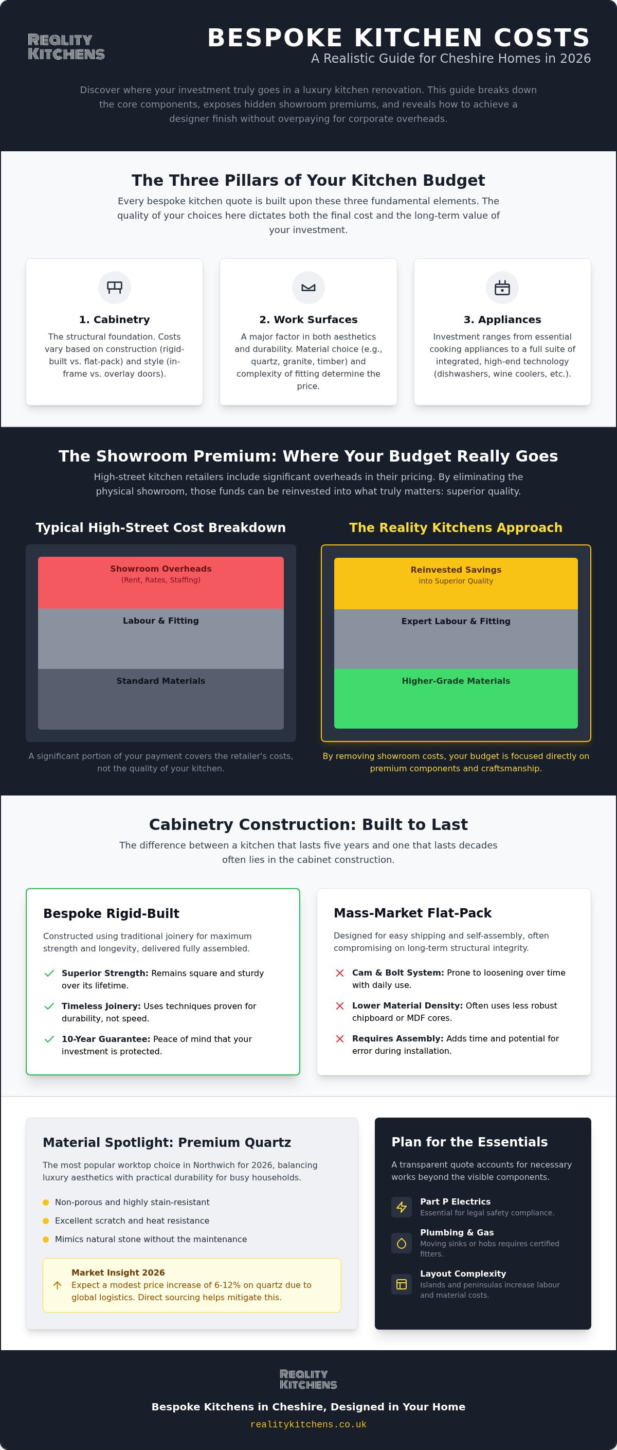 Bespoke kitchen cost breakdown
