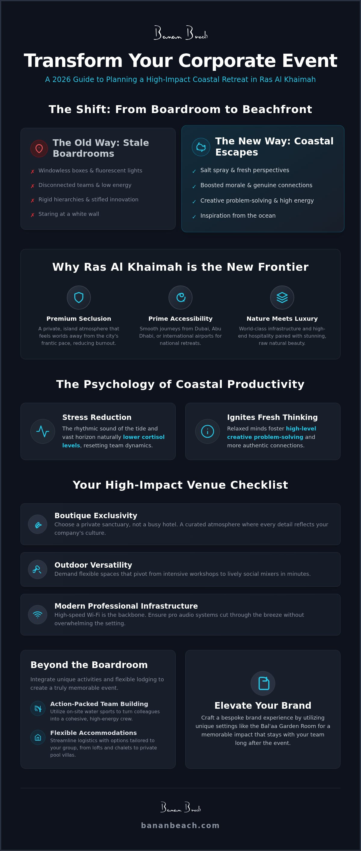 Corporate beach event venue Ras Al Khaimah