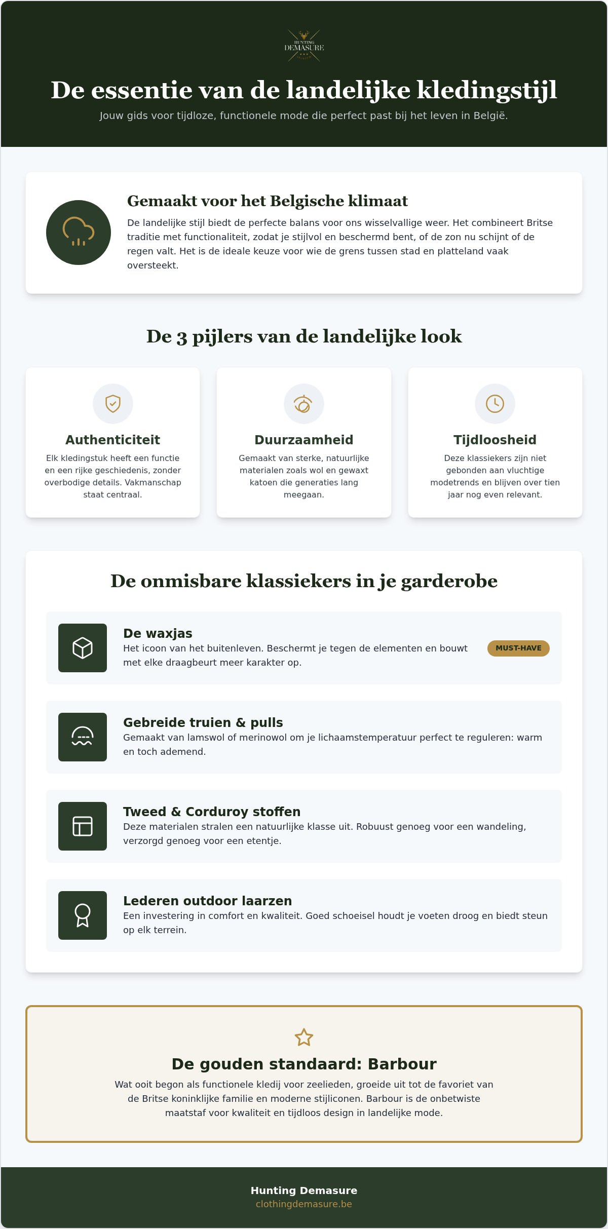 Landelijke kledingstijl België