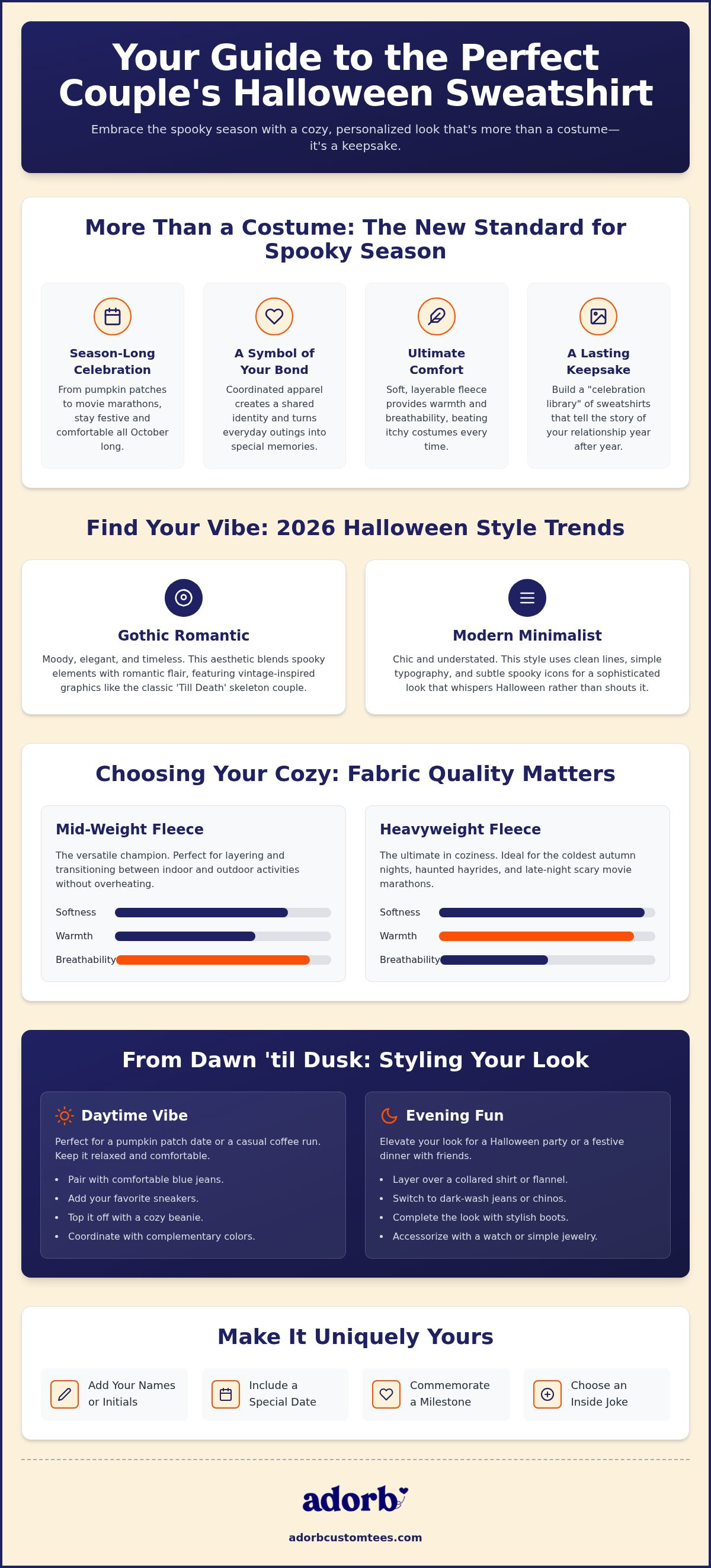 Halloween sweatshirts for couples